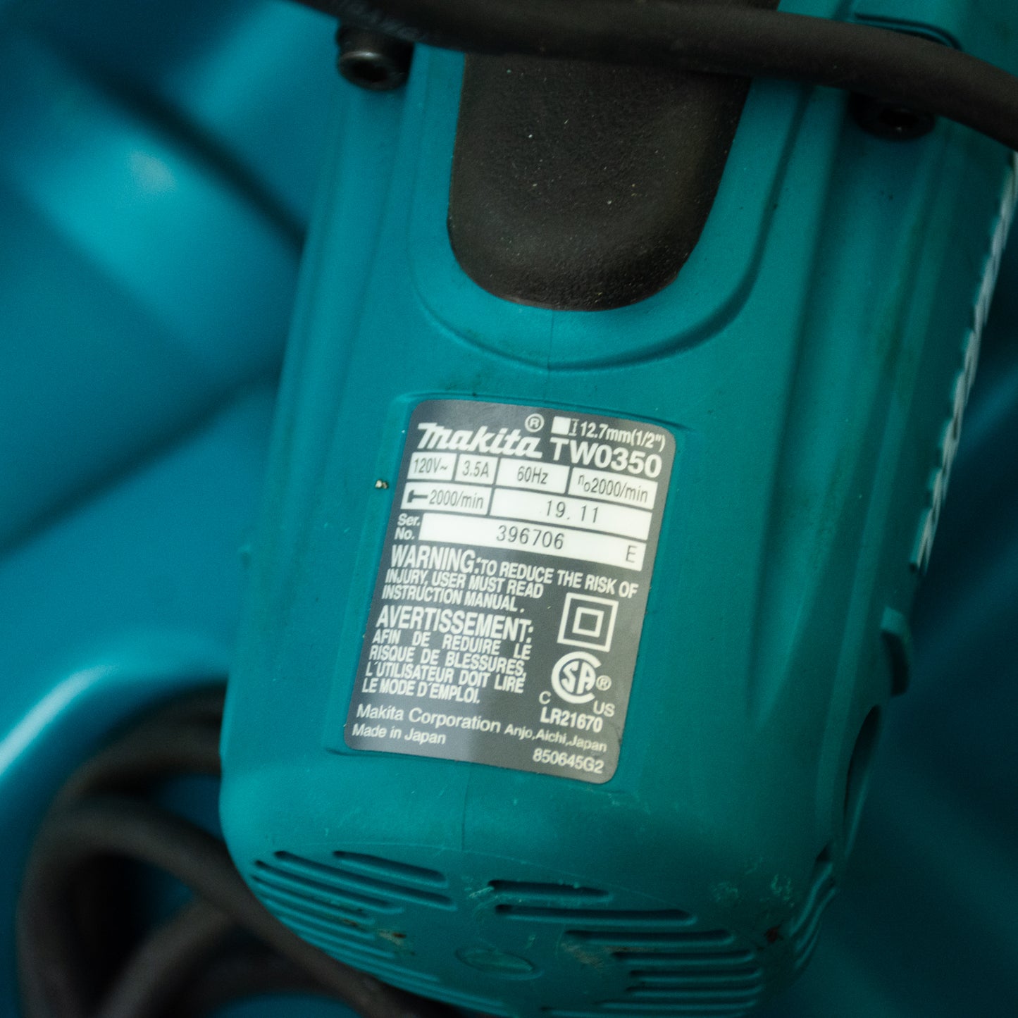 Makita TW0350 120V Impact Wrench