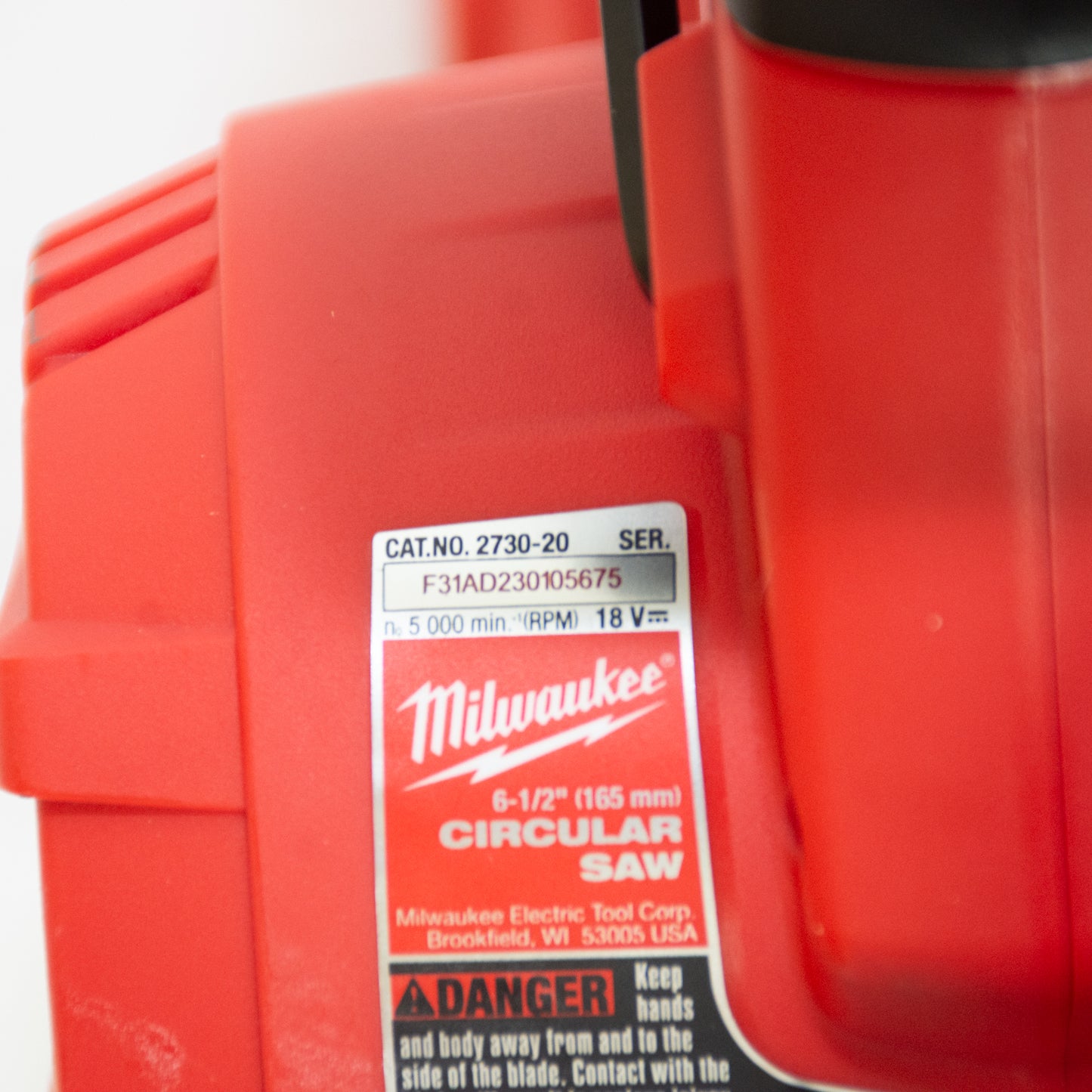 Milwaukee 2730-20 6-1/2In 18V Brushless Circular Saw