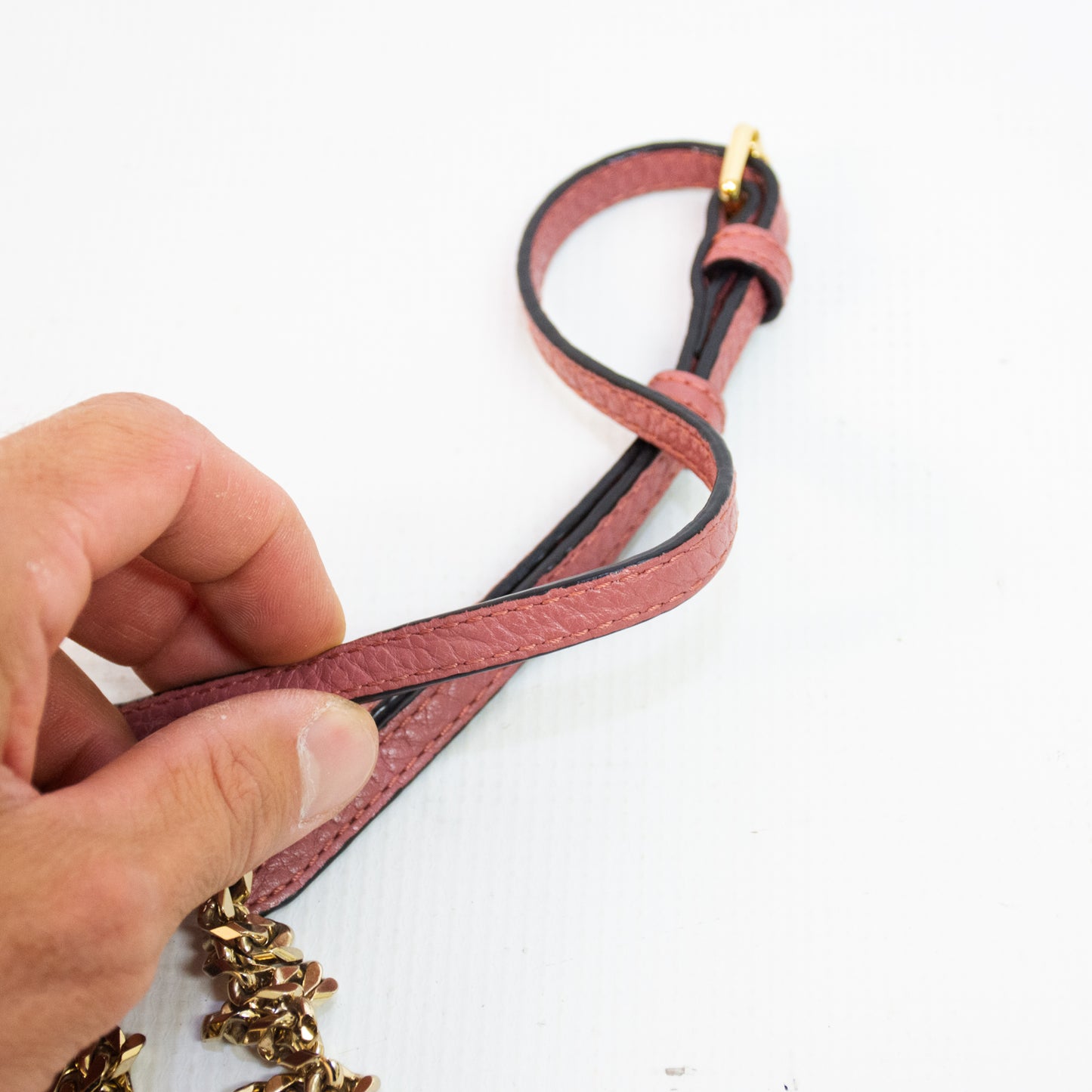 Burberry Grain Check Pink Cross Body Bag