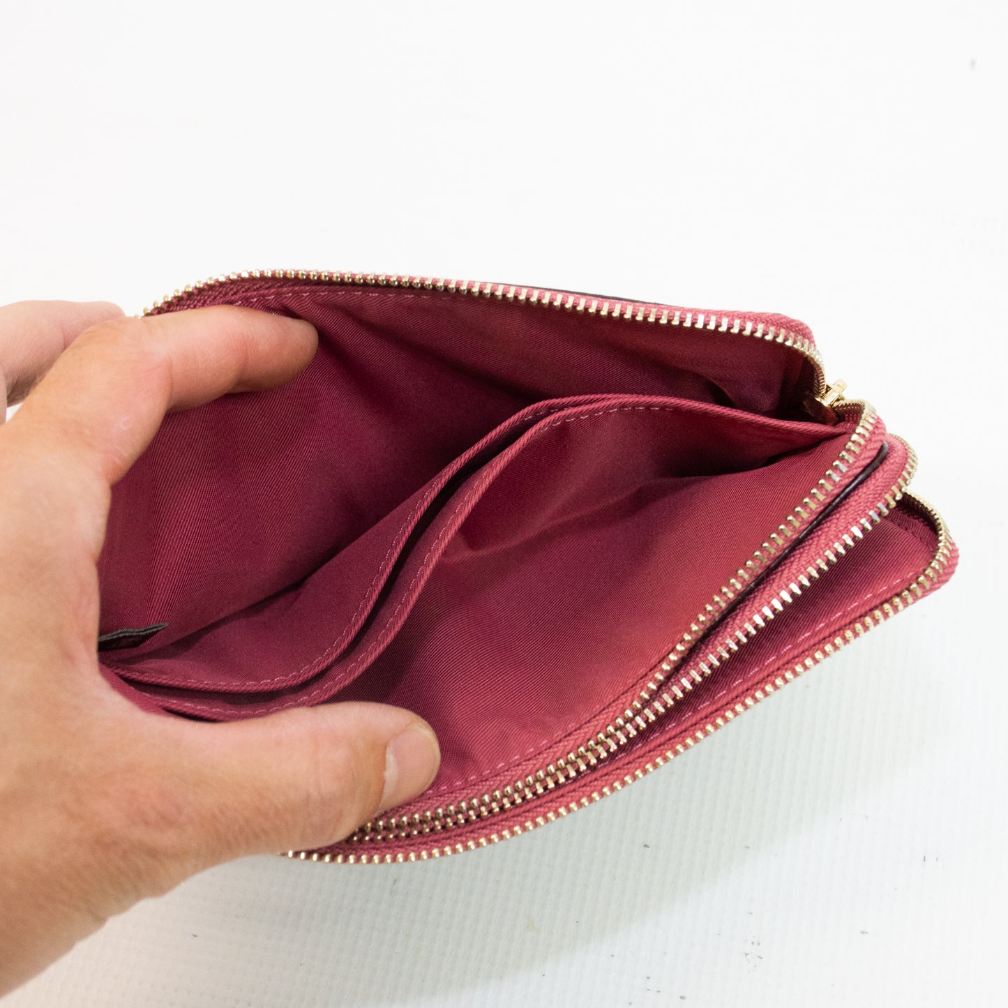 Coach F16109 Double Zip Wallet