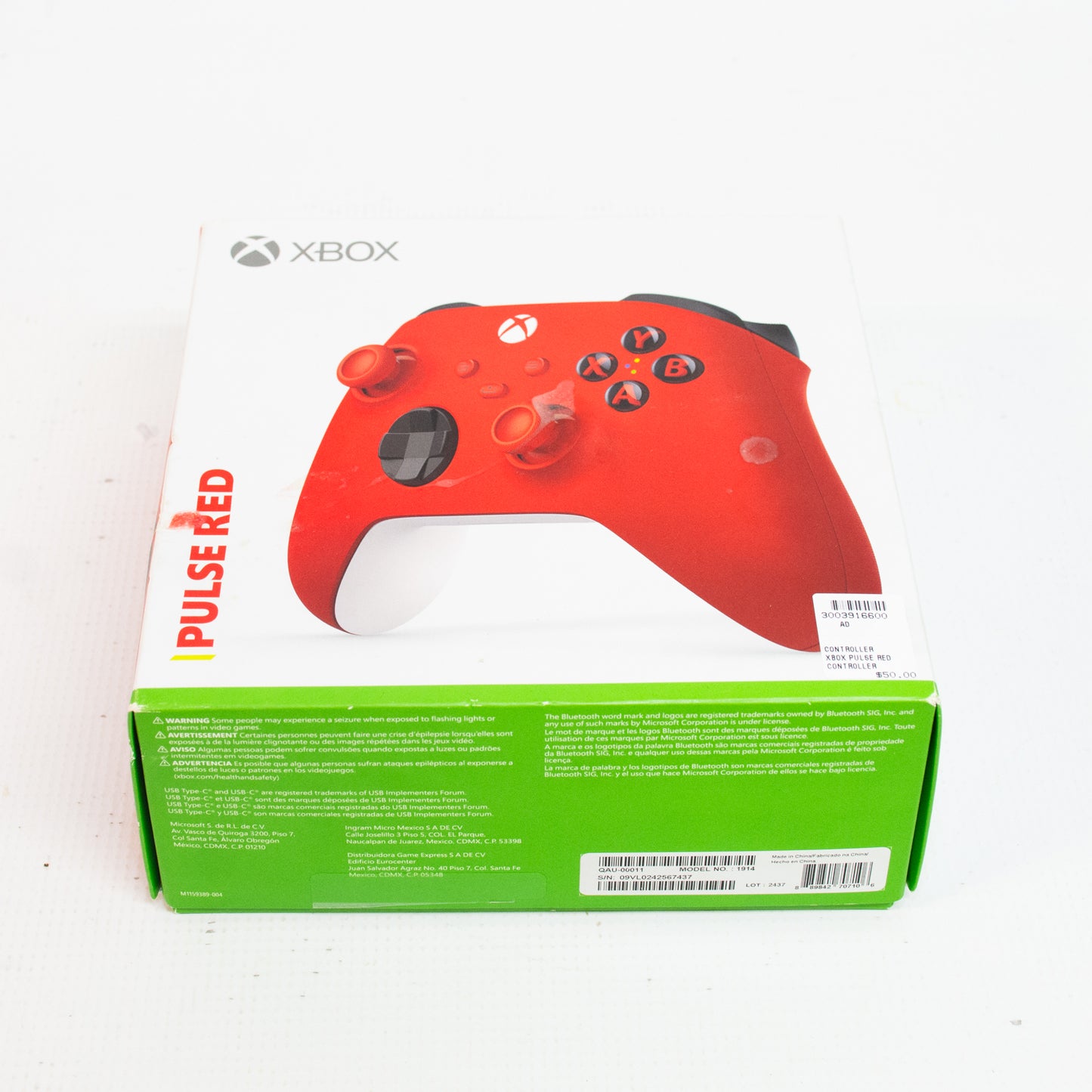 Xbox Pulse Red Controller
