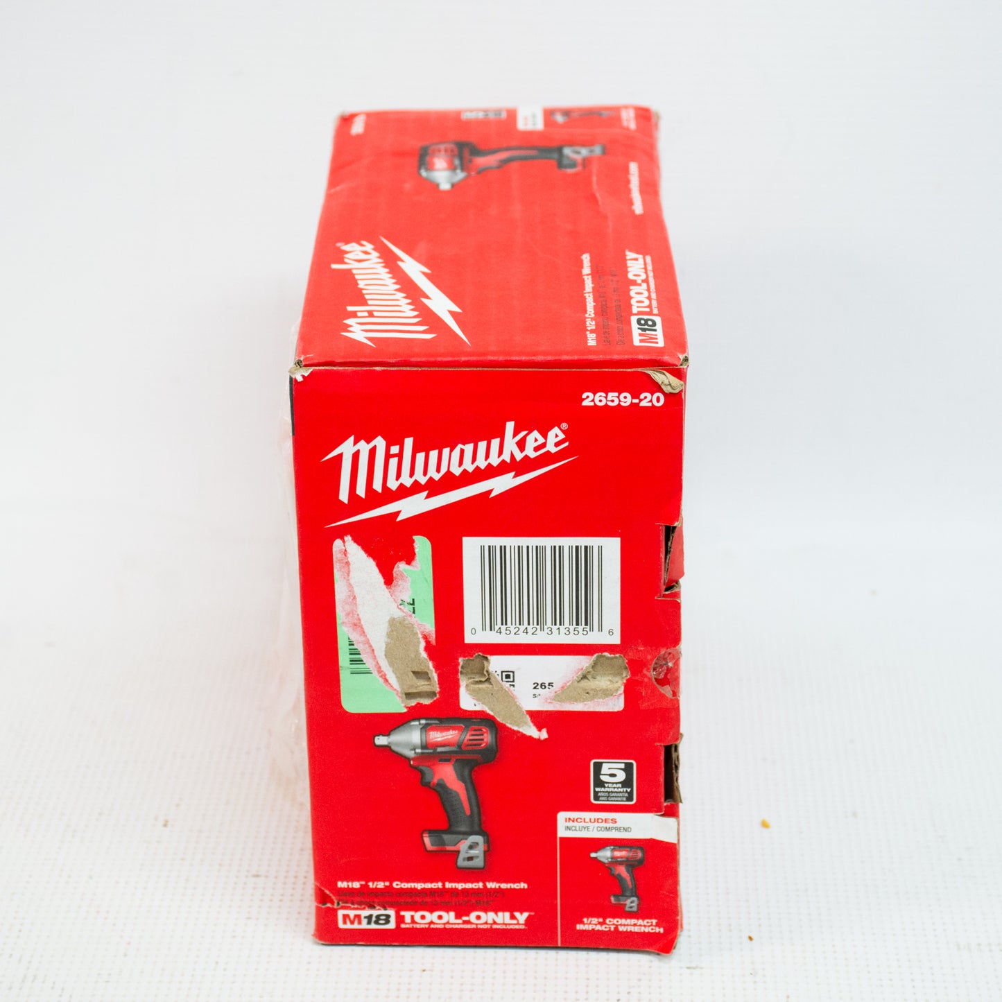 Milwaukee 2659-20 M18 1/2" Compact Impact Wrench