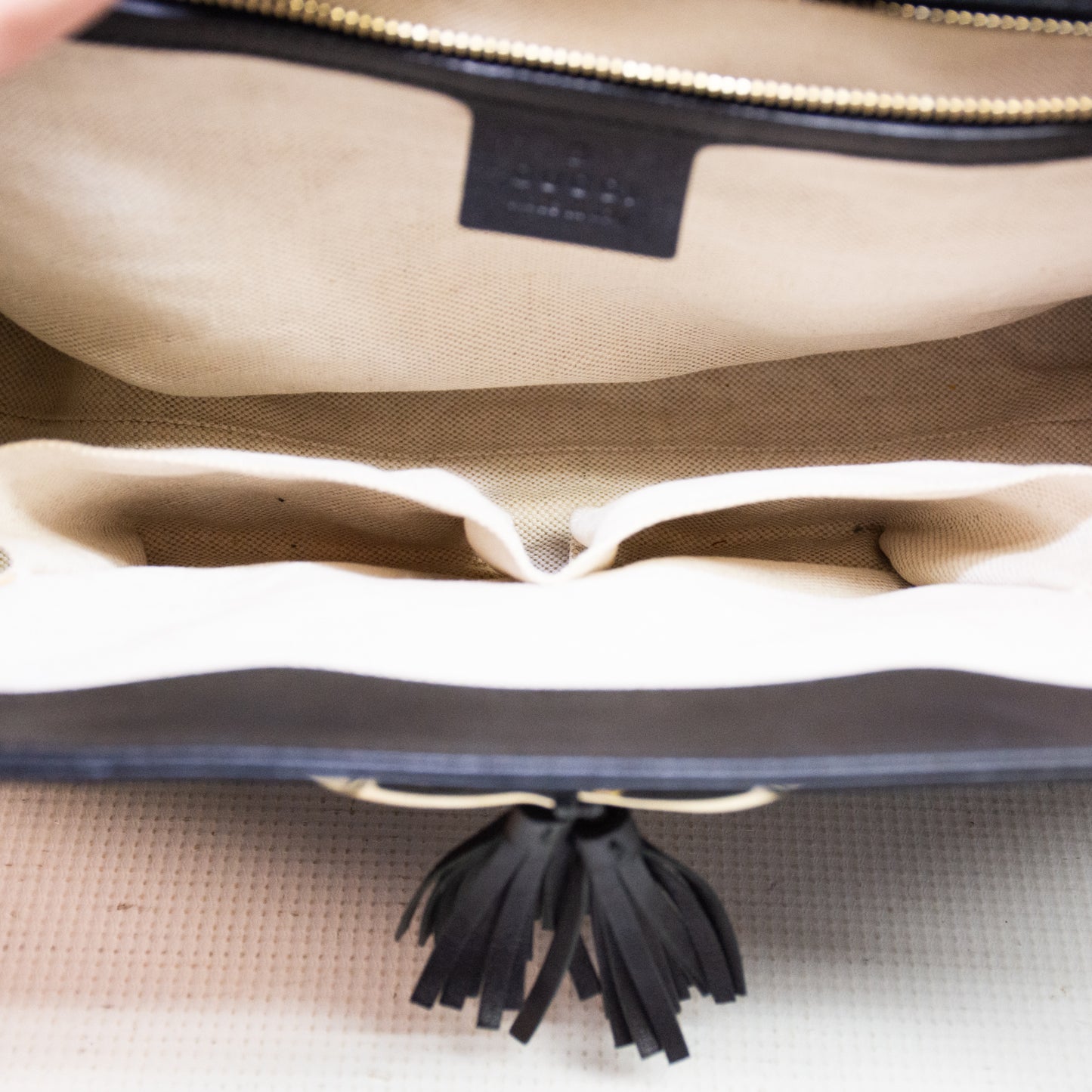 Gucci Emily Horsebit Guccissima Leather Chain Bag