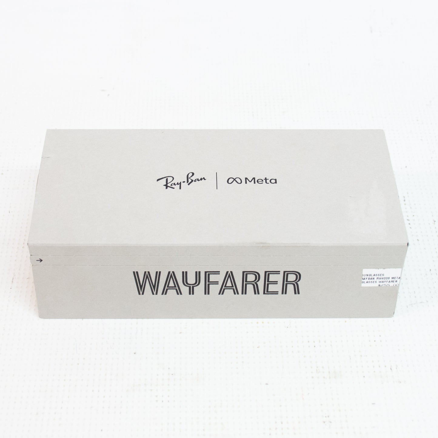 RayBan Meta Wayfarer Shiny Black Frame / Clear Lens Glasses