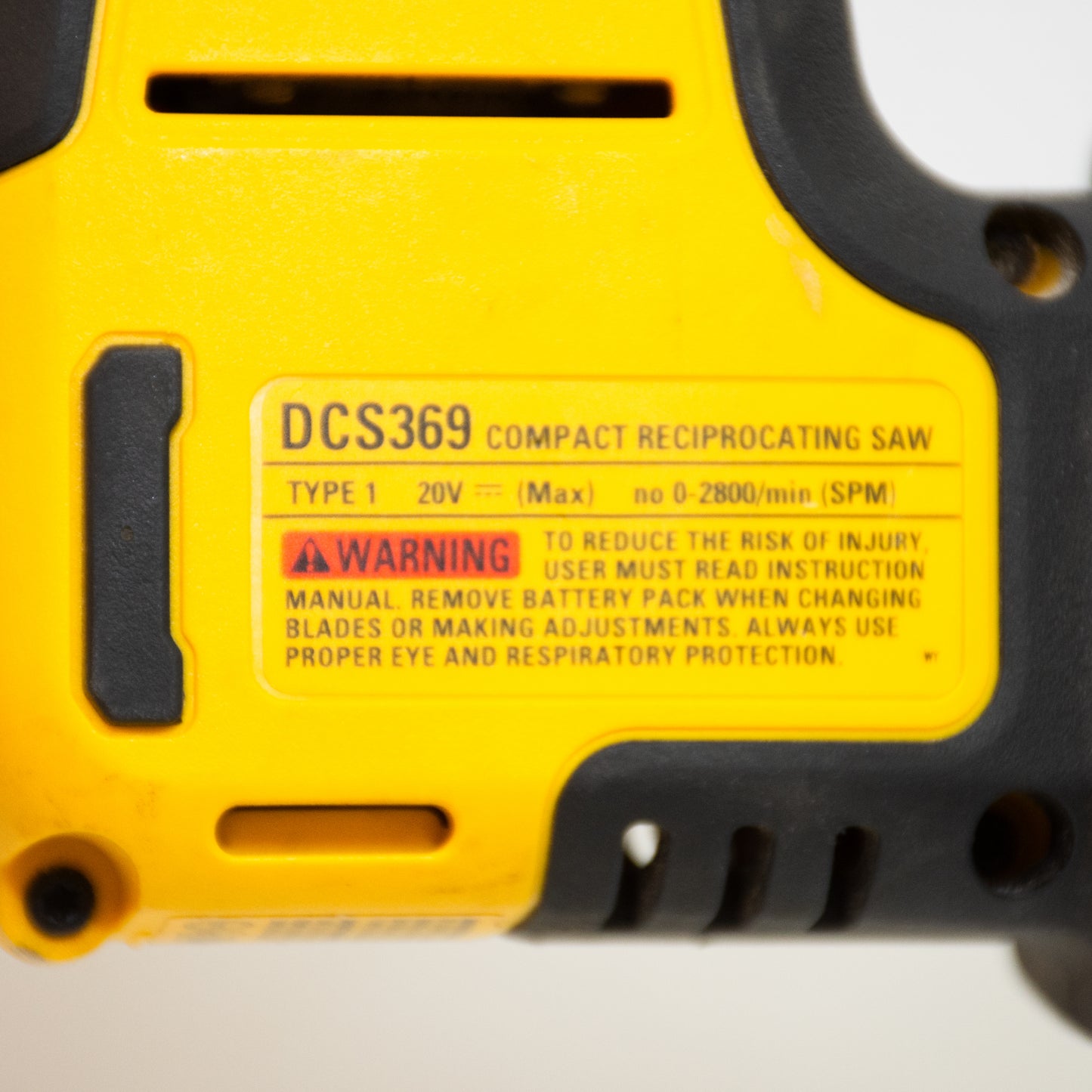 DEWALT DCS369 20V Max Cordless Reciprocating Saw