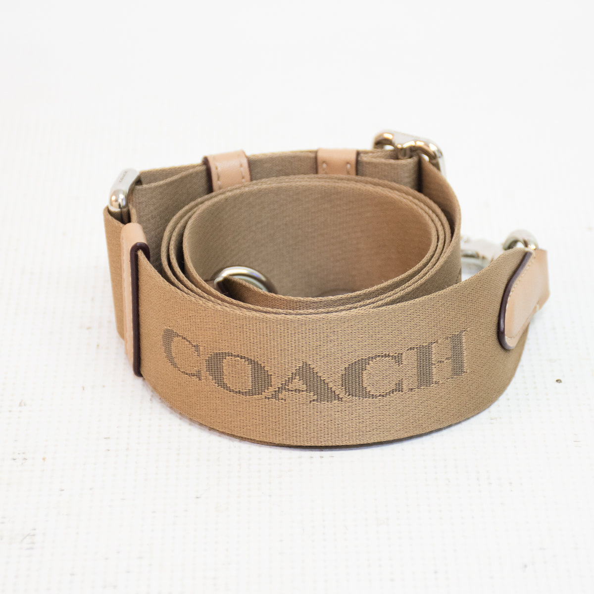 Coach CW376 Rowan Signature Canvas Beige Satchel Bag