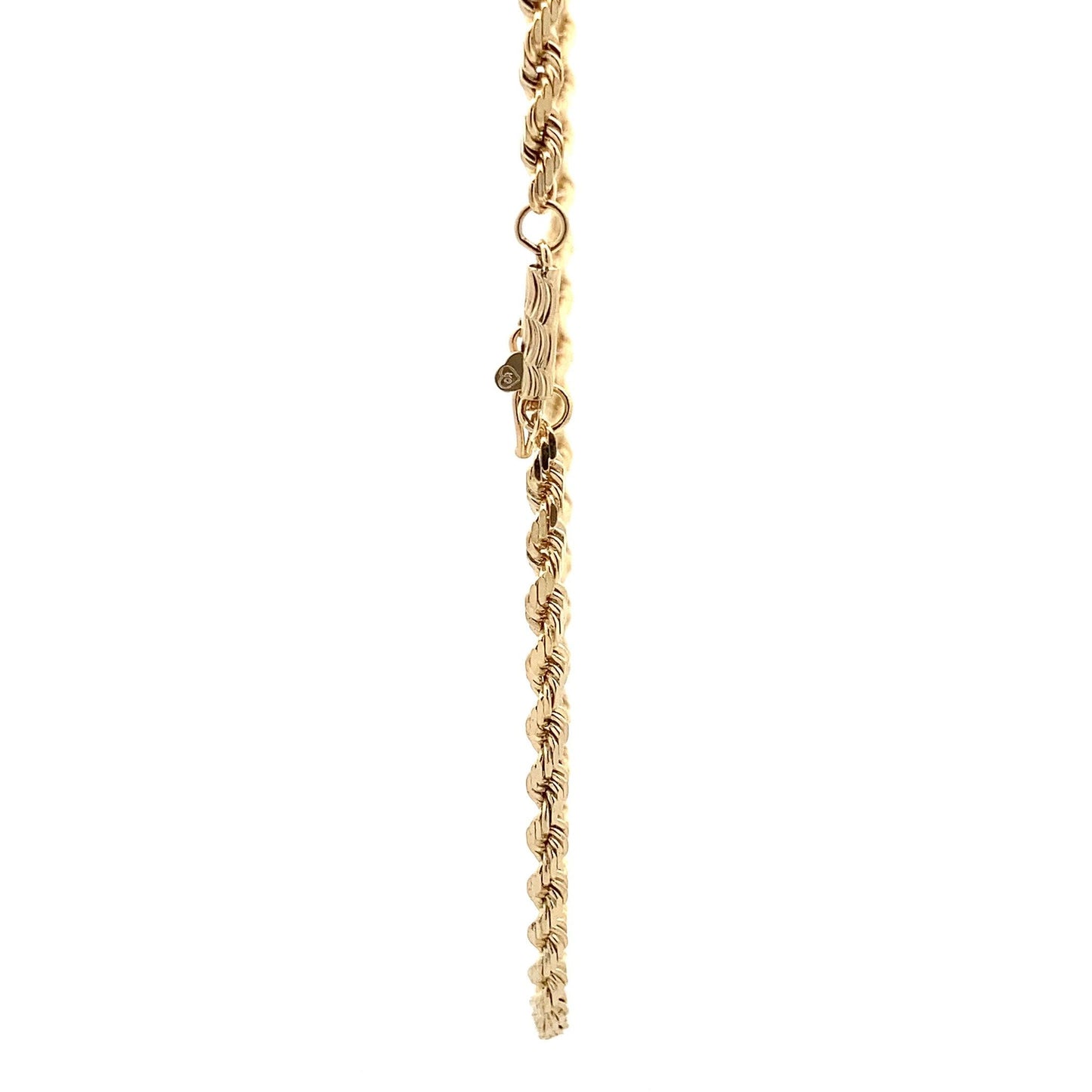 14K Yellow Gold 20.25" Rope Chain