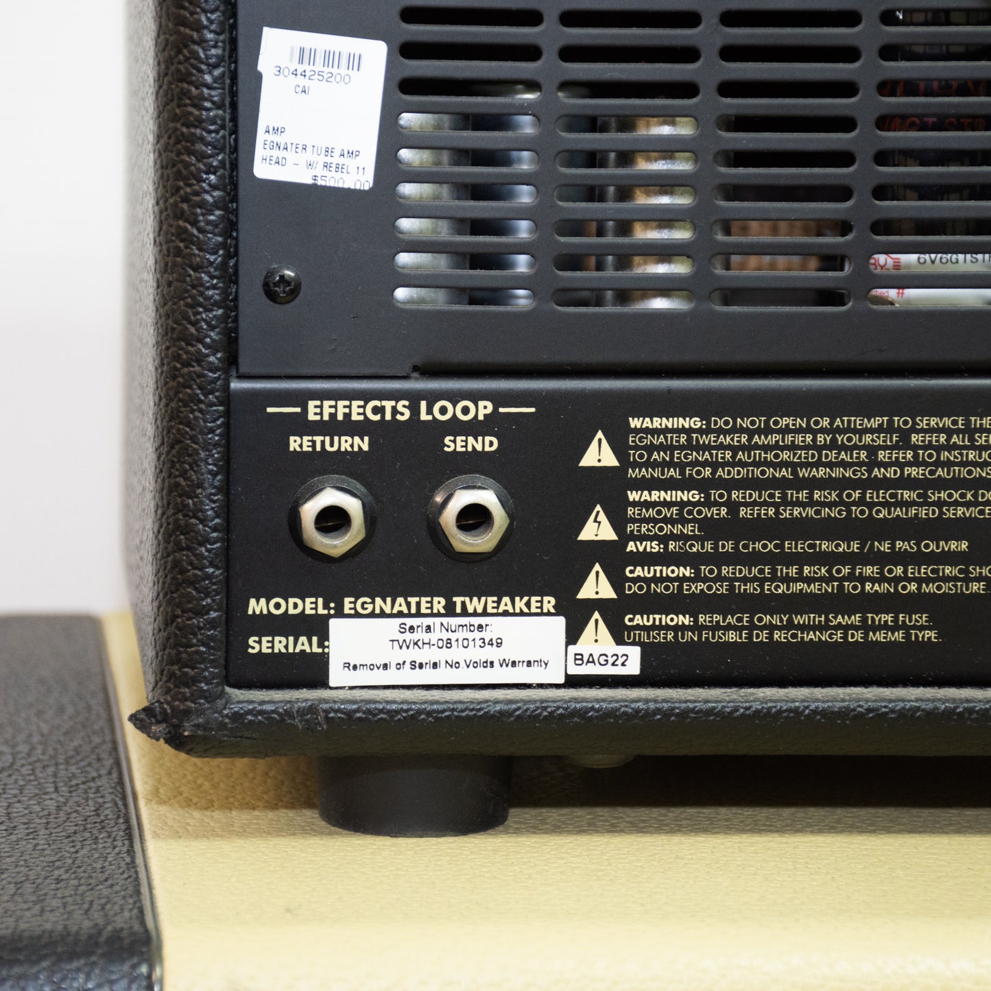 Egnater Tweaker Tube Amp Head & Rebel 112x Amp Combo