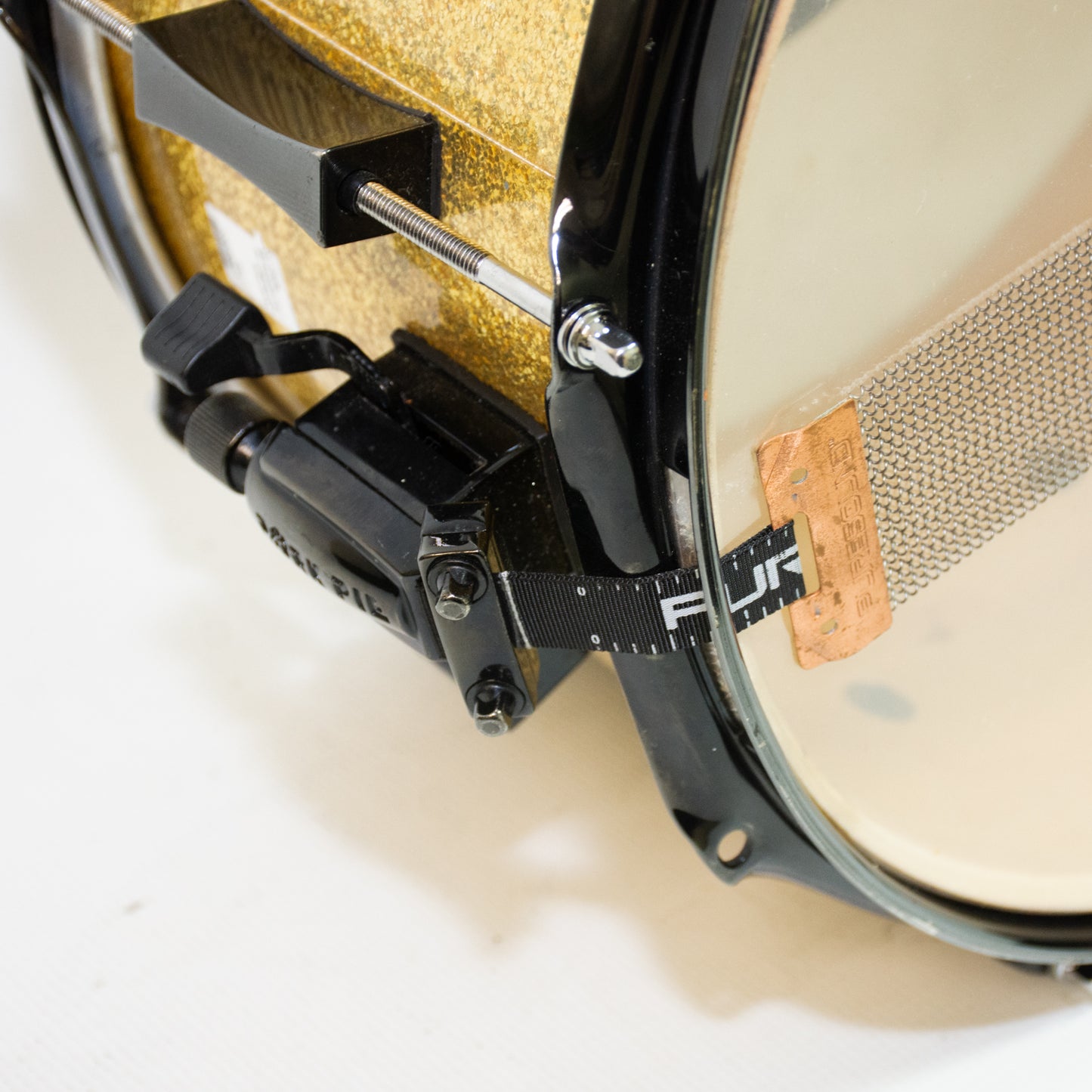 Porkpie The Little Squeler Gold Sparkle Snare Drum
