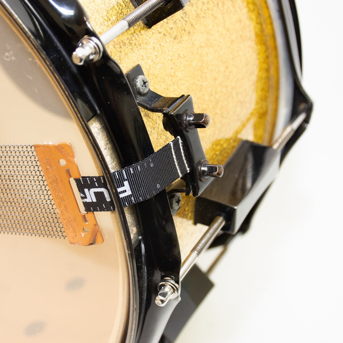 Porkpie The Little Squeler Gold Sparkle Snare Drum