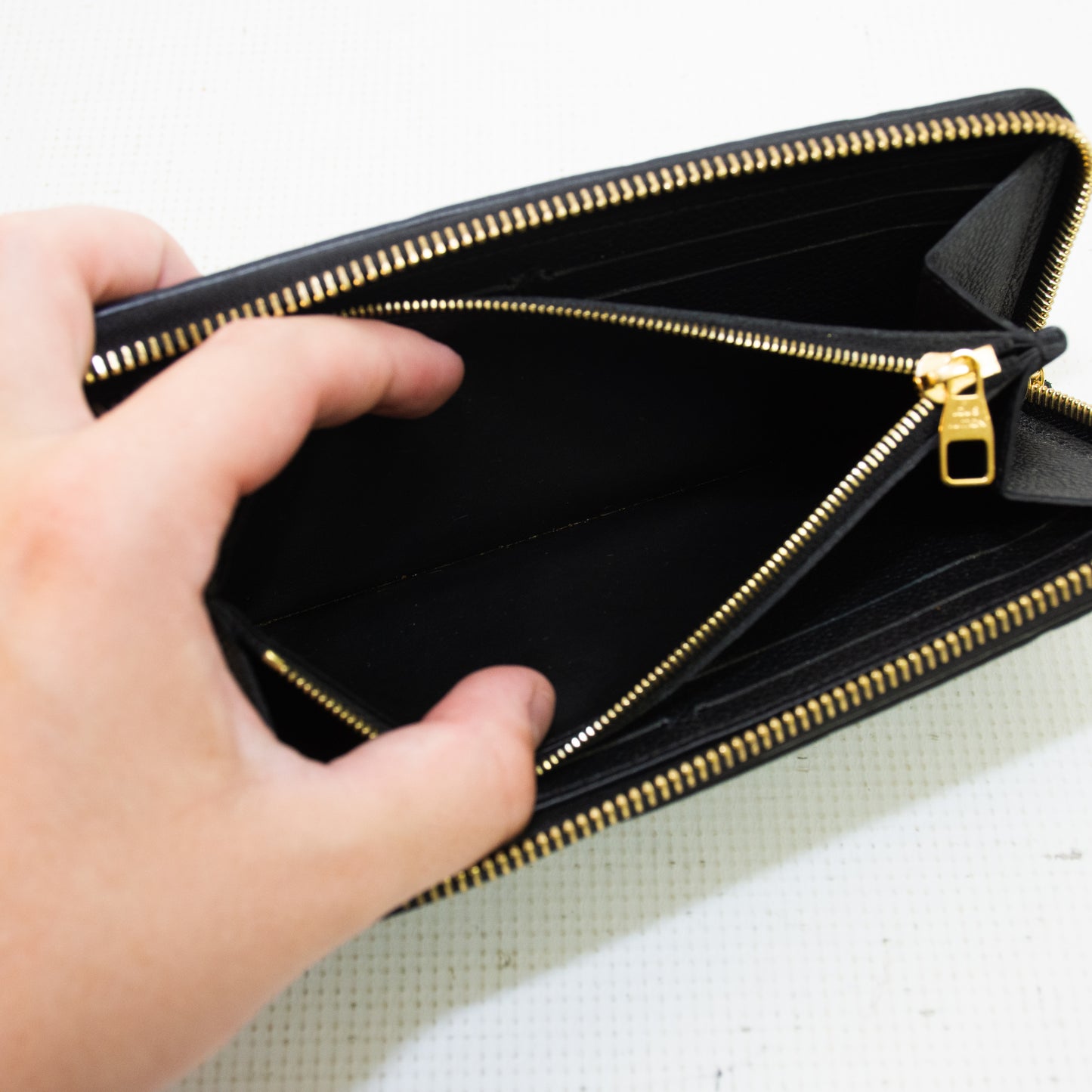 Louis Vuitton Clemence Monogram Impreinte Wallet