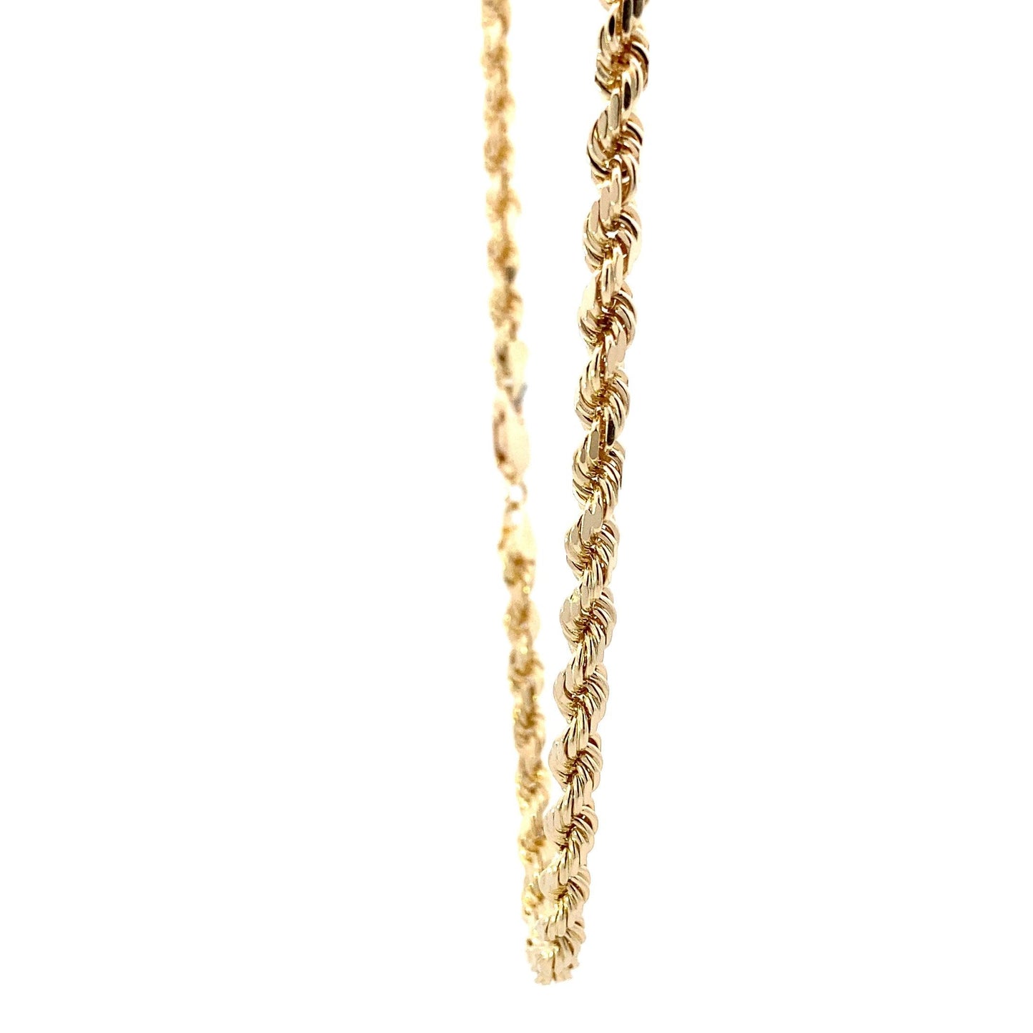 10K Yellow Gold 20" Rope Chain