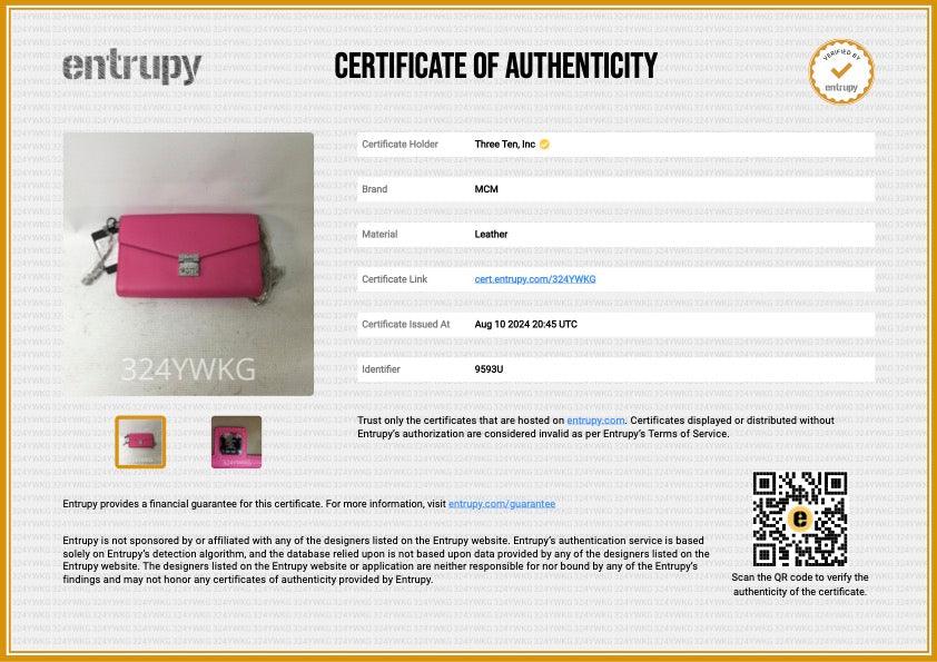 MCM Sugar Pink Millie Medium Crossbody Bag - 9593U