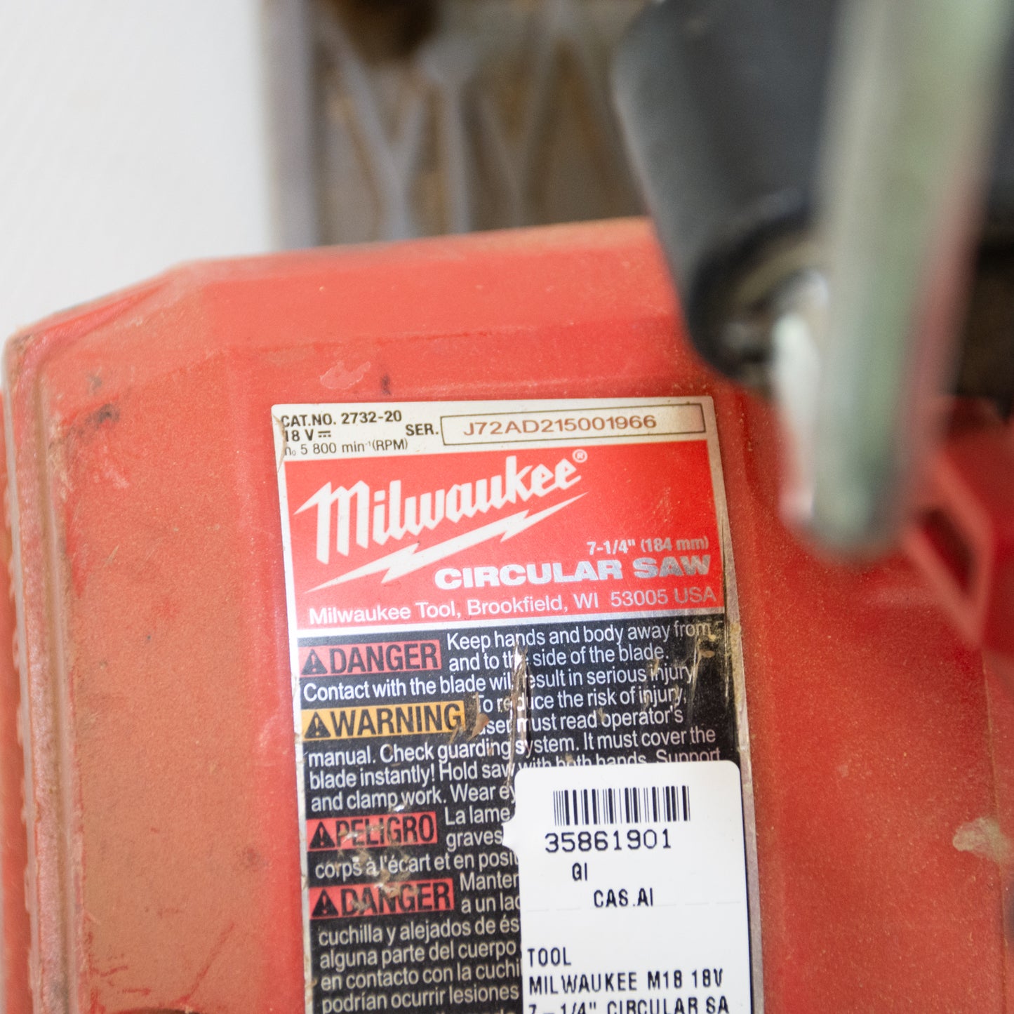 Milwaukee 2732-20 Brushless M18 7-1/4in Fuel Circular Saw