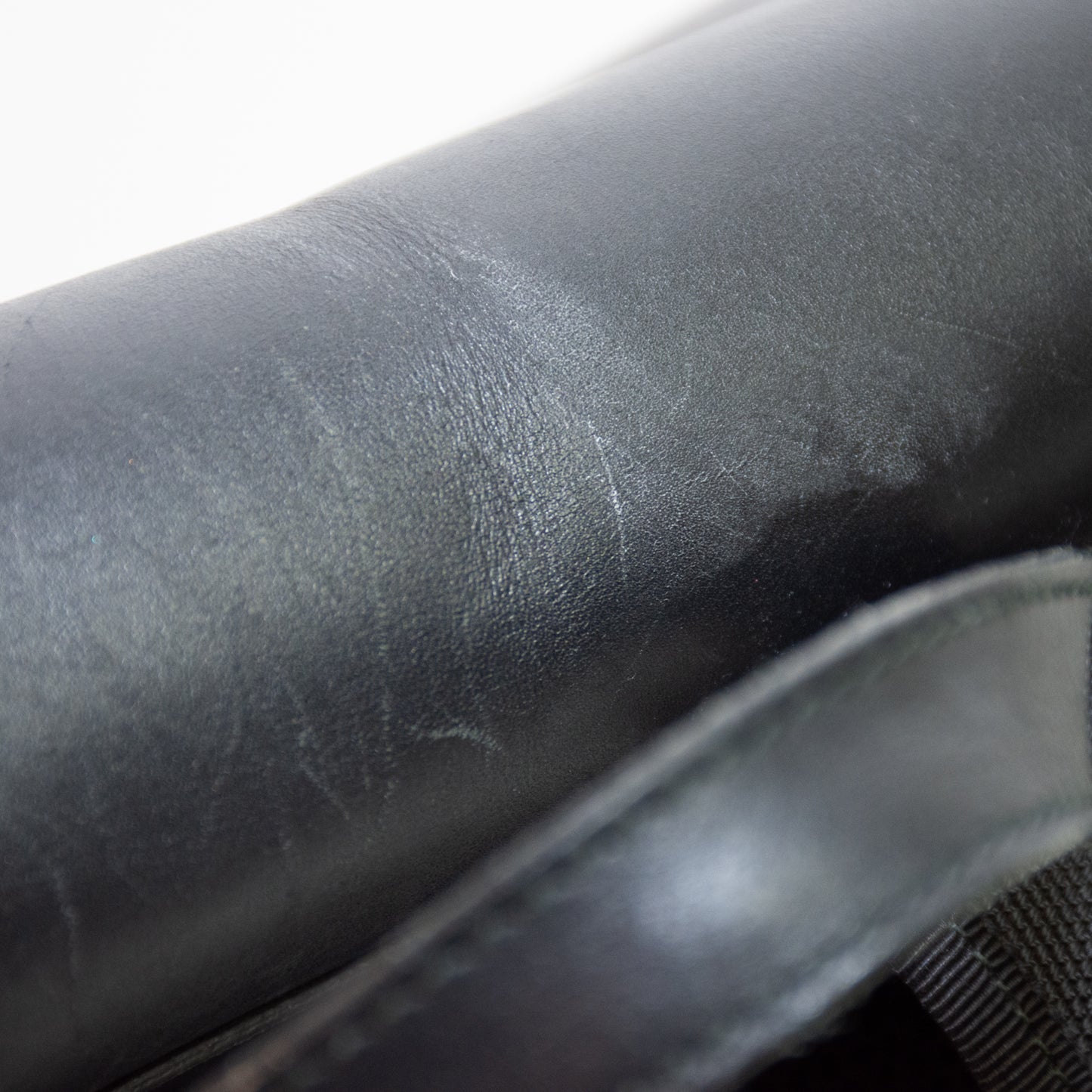 Gucci Supreme Monogram Black/Brown Single Buckle Backpack