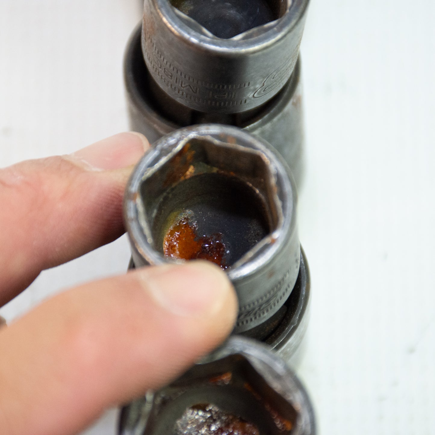 Snap-on 312IPLM 12pc 10-24mm 6-Point Metric Shallow Impact Swivel Socket Set