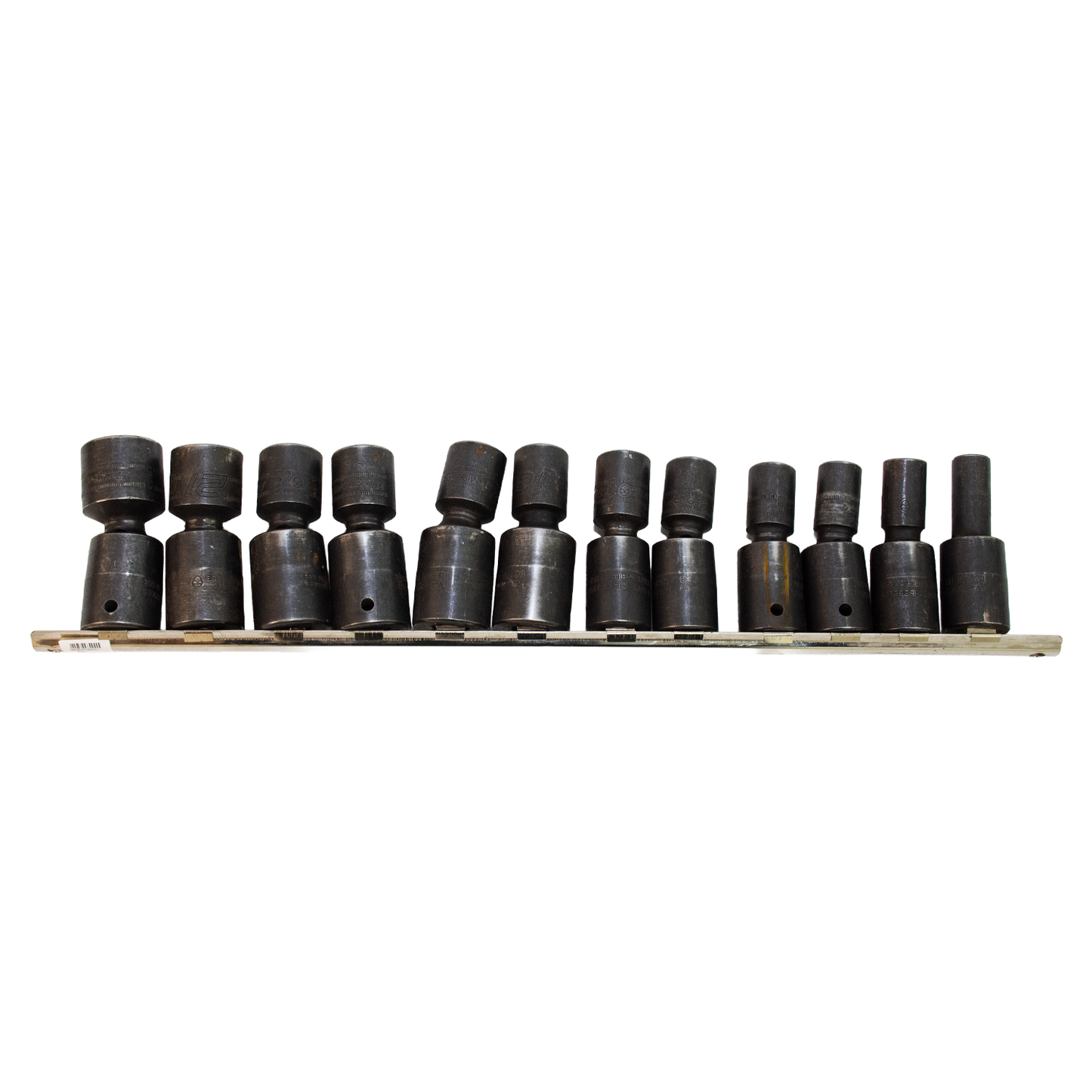 Snap-on 312IPLM 12pc 10-24mm 6-Point Metric Shallow Impact Swivel Socket Set