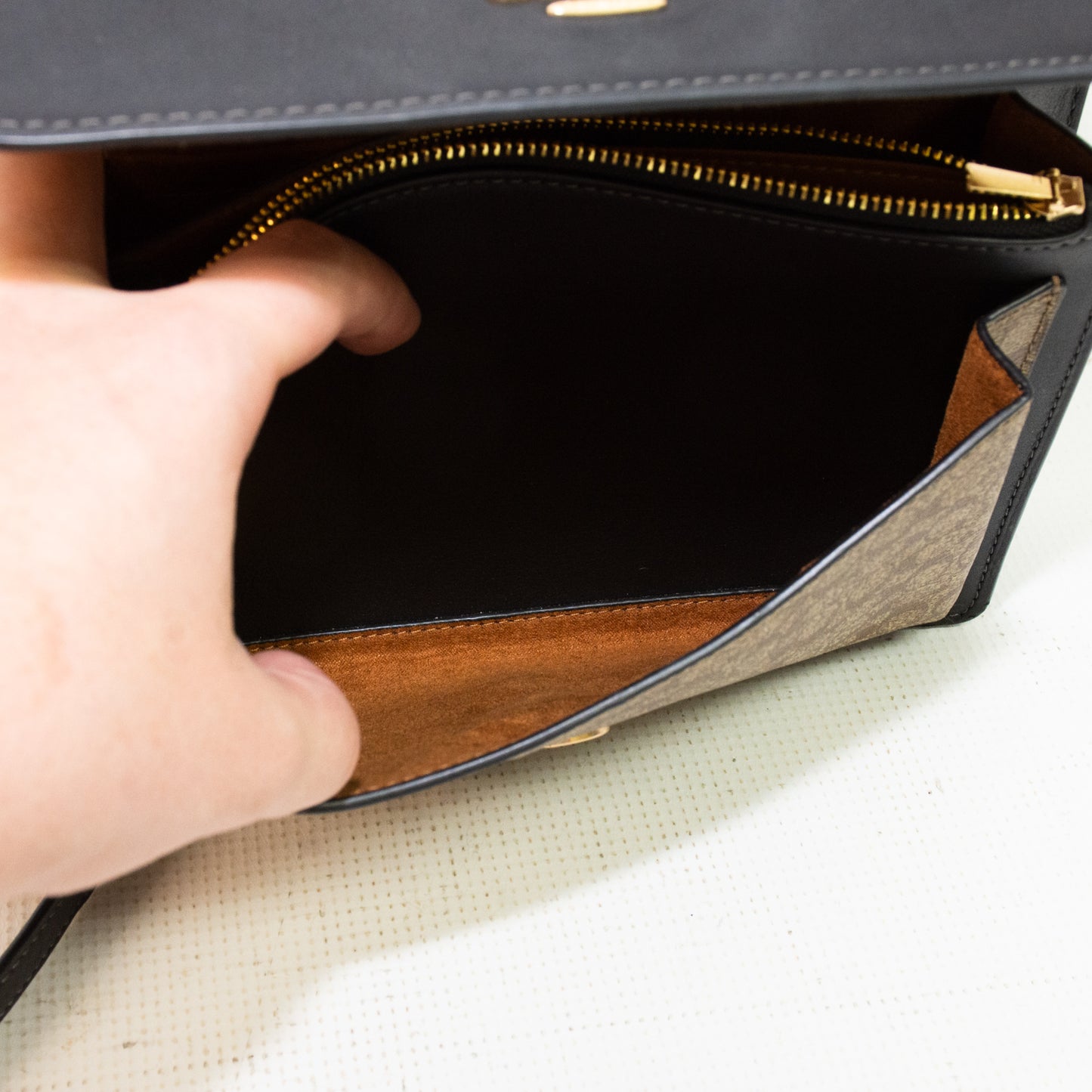 Coach CJ943 Klare Signature Canvas Cross Body Bag