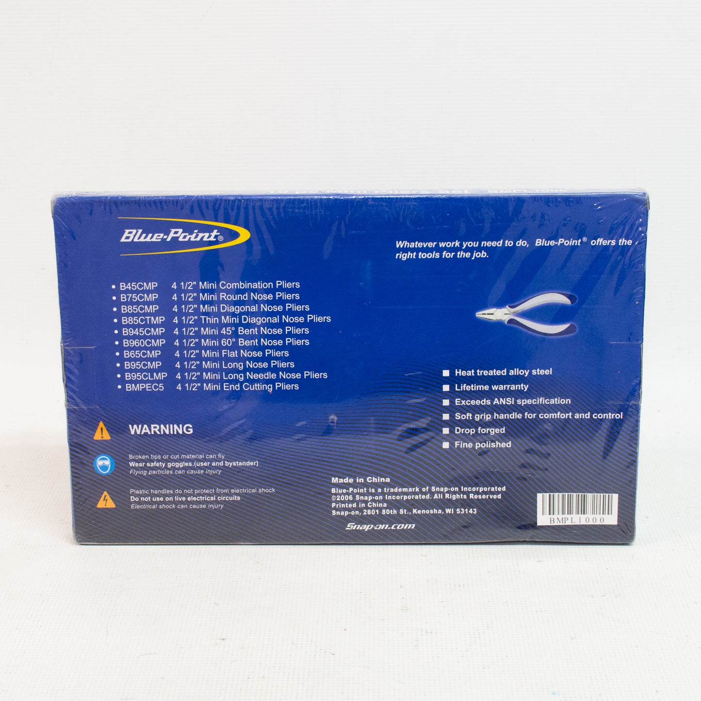 Blue Point BMPL1000 10pcs Mini Pliers Set