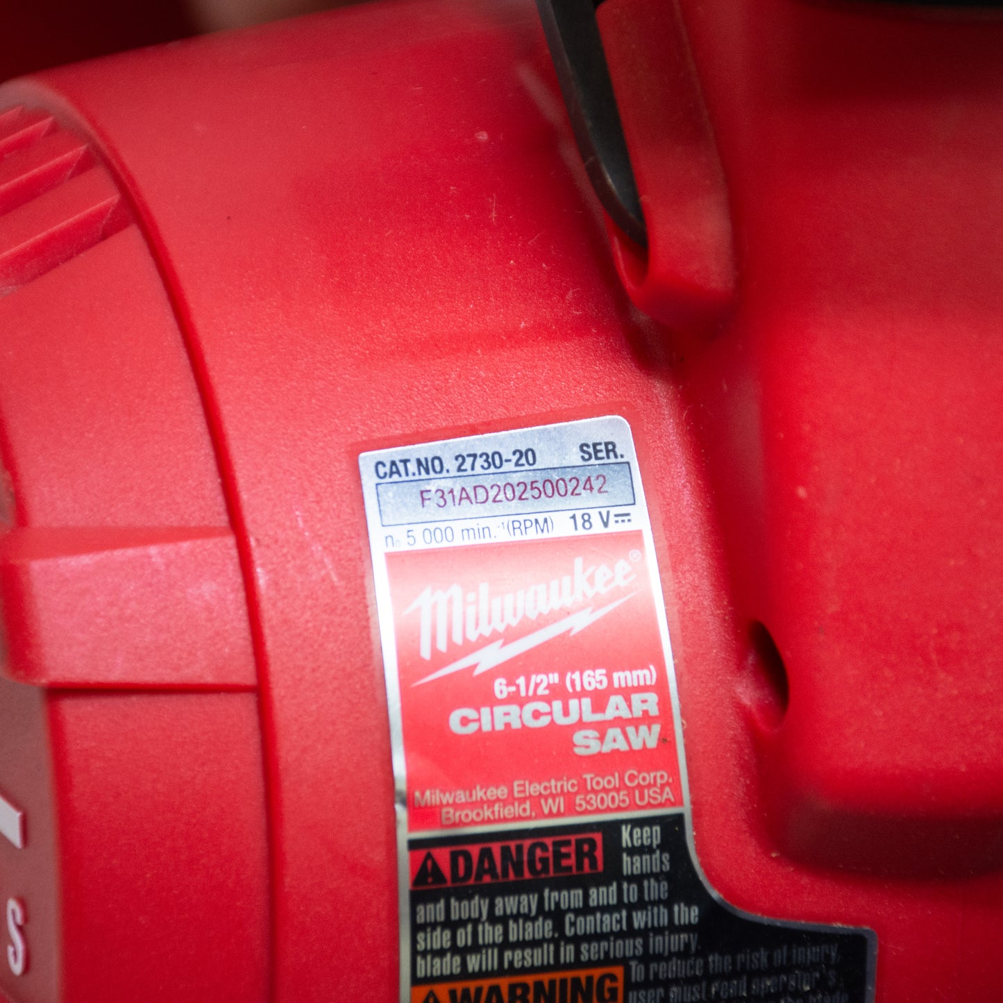 Milwaukee 2730-20 M18 Fuel Brushless 6-1/2" Circular Saw