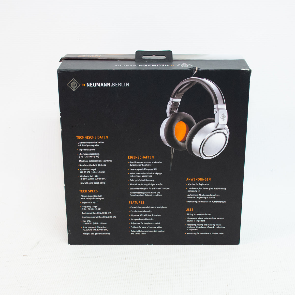 Neumann.Berlin NDH 20 Closed Dynamic Headphones