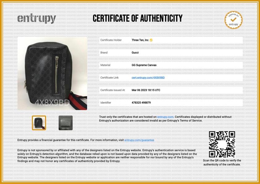 Gucci GG Supreme Sling Bag - 478325