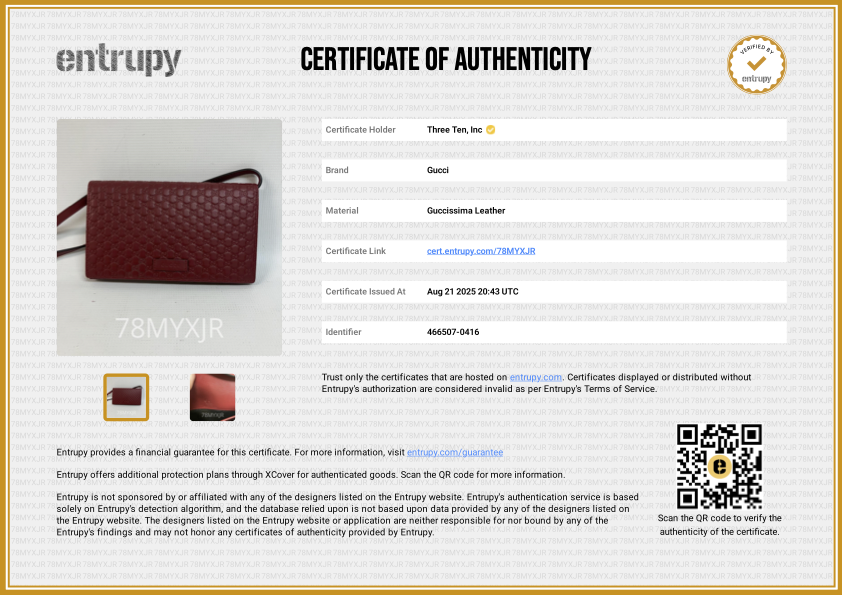 Gucci Micro GG Shima Leather Shoulder Wallet