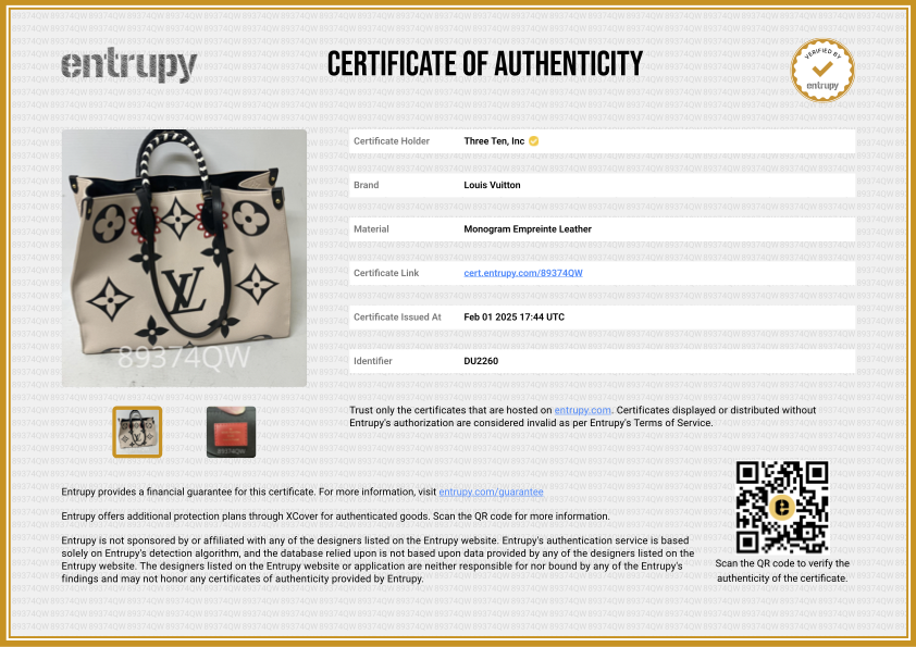 Louis Vuitton OnTheGo Crafy GM Limited Edition Handbag - M45372