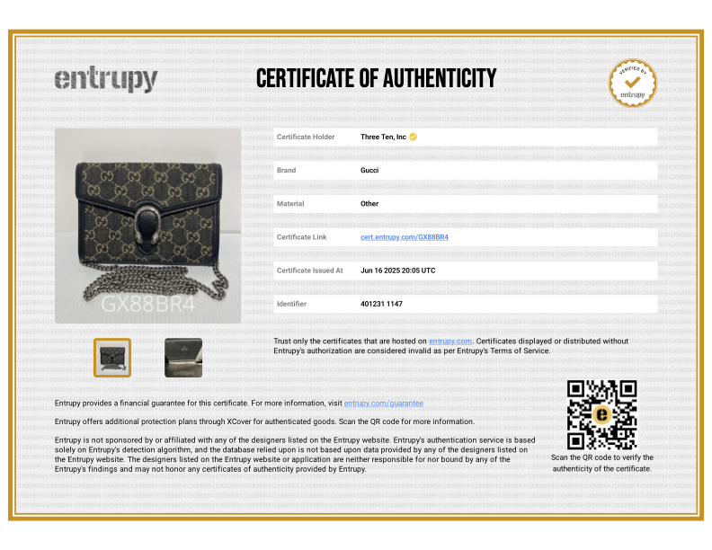 Gucci 401231 GG Dionysus Chain Waillet