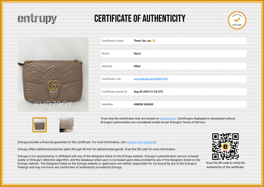 Gucci Marmont Large Matelasse Dusty Pink/Tan Purse - 631764