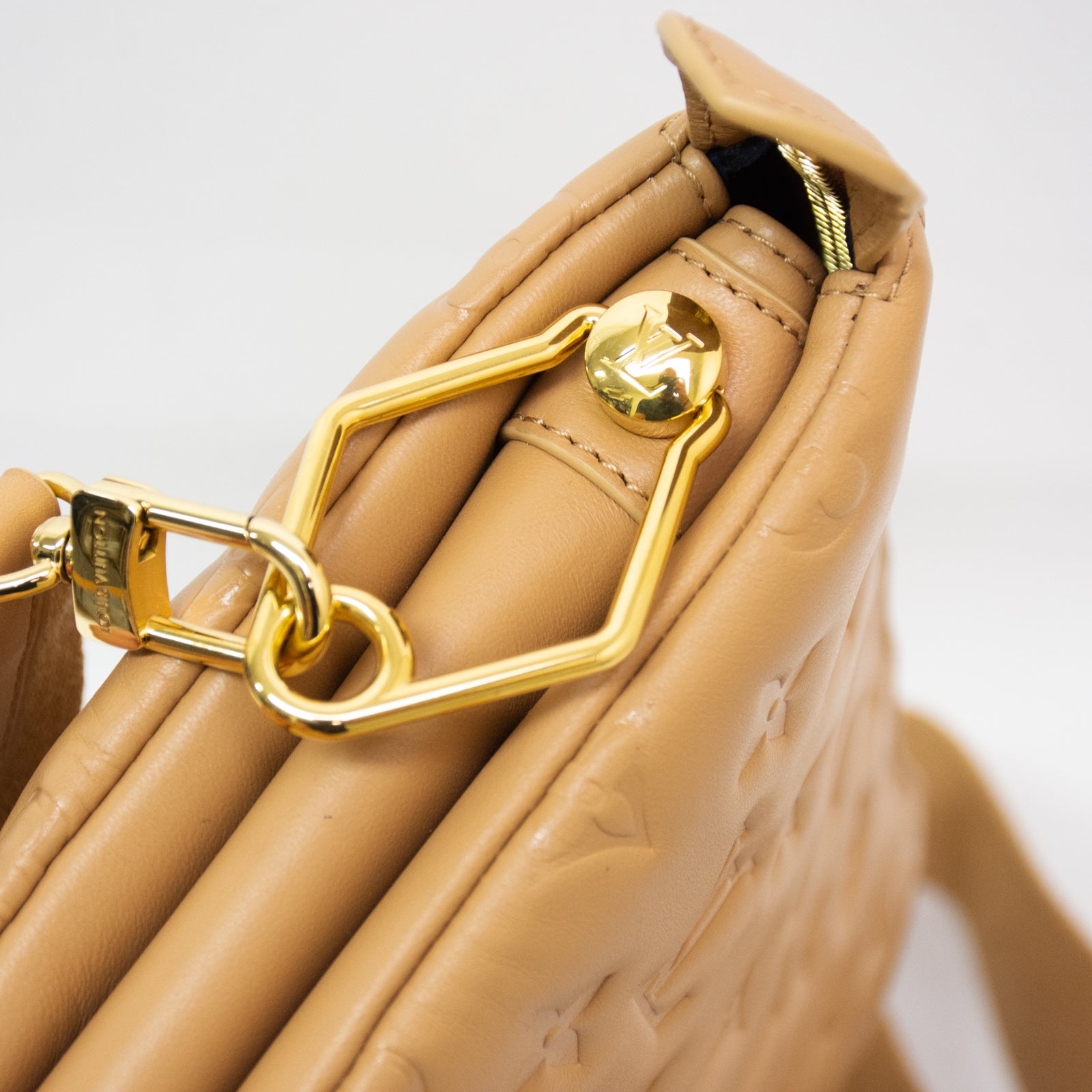 Louis Vuitton M57791 Coussin PM Camel Crossbody Bag