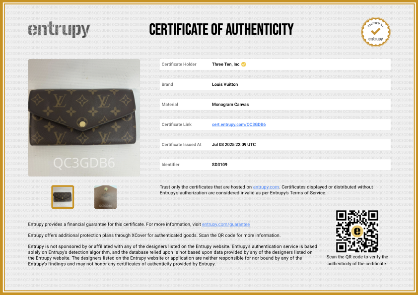 Louis Vuitton Sarah Monogram Wallet