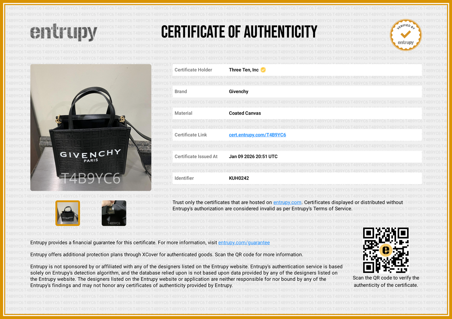 Givenchy G Mini Tote - Black