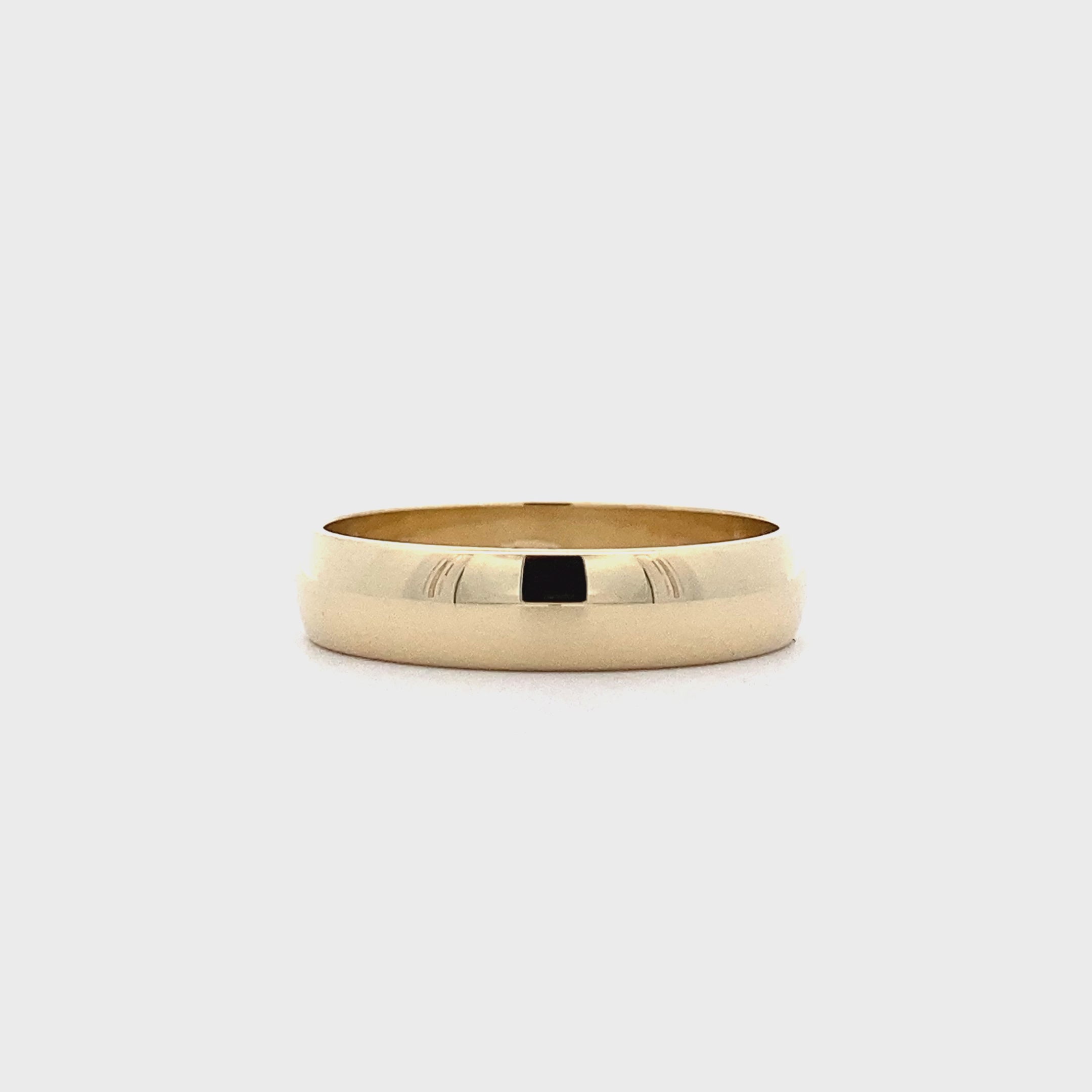 10K Yellow Gold Solid Band