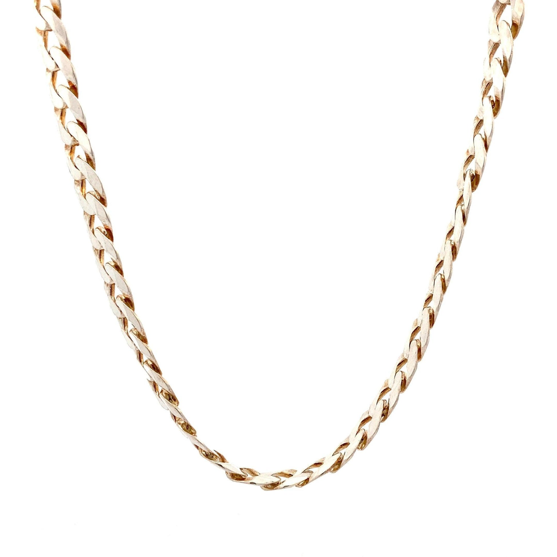Sterling Silver 22", 8.35MM Curb Chain - ipawnishop.com