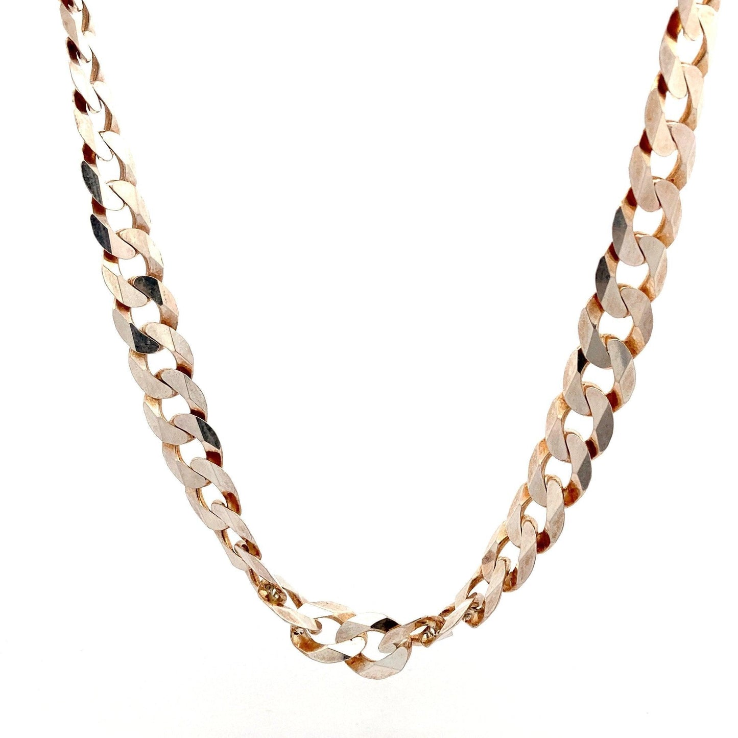 Sterling Silver 22", 9MM SV Curb Chain - ipawnishop.com