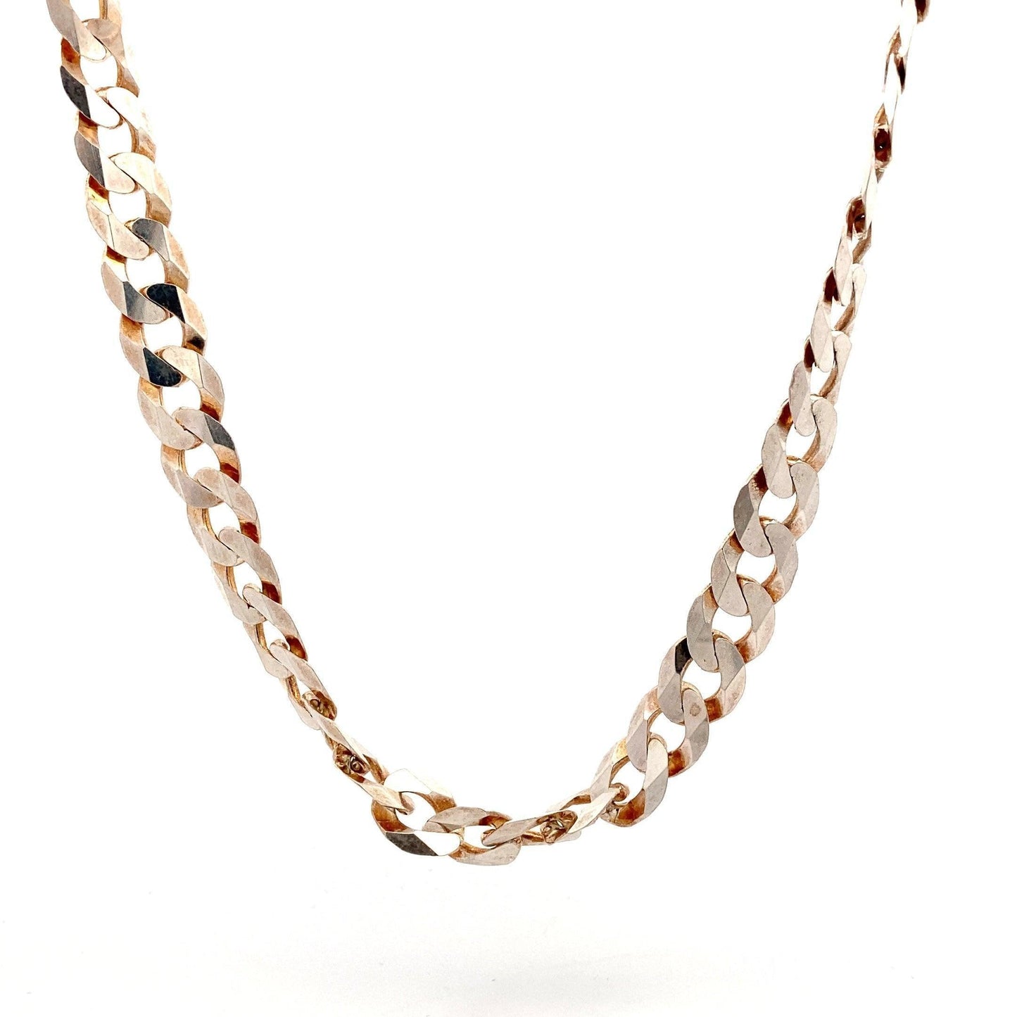 Sterling Silver 22", 9MM SV Curb Chain - ipawnishop.com