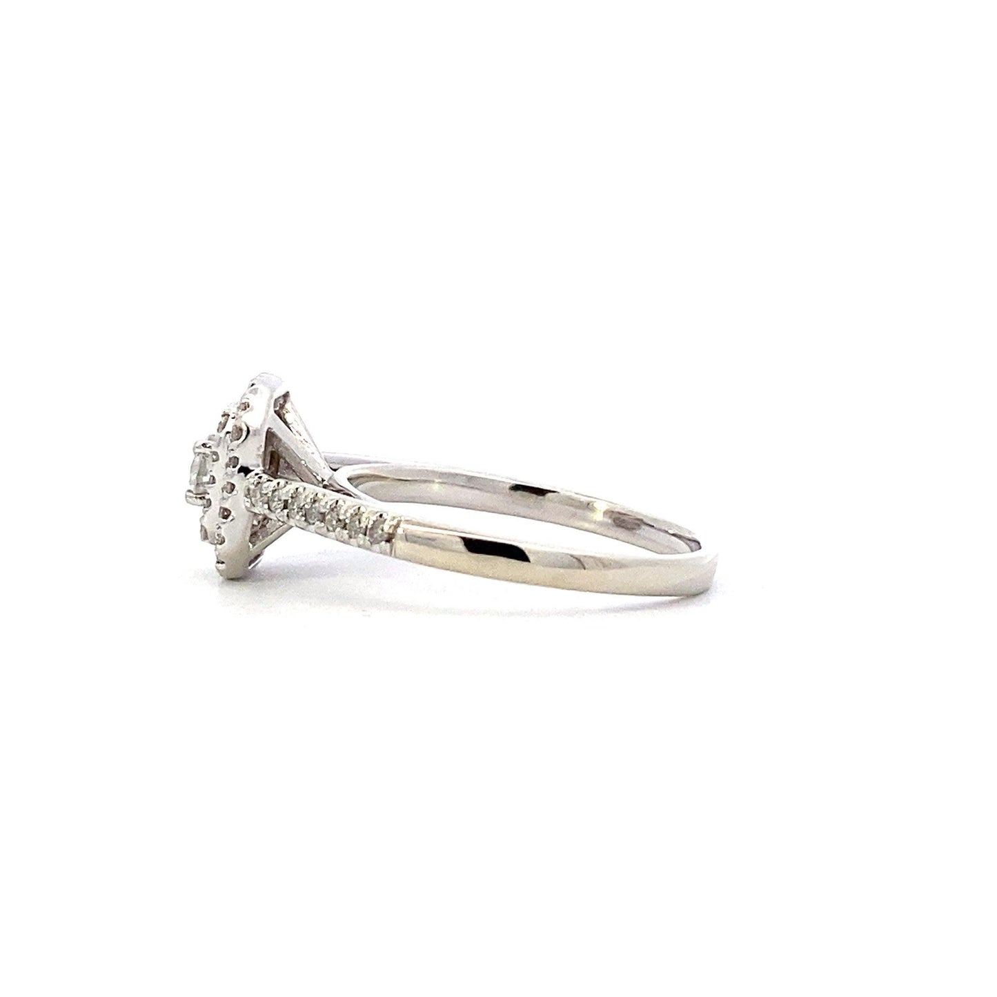 10K White Gold Women's Diamond Ring - 0.40ct - ipawnishop.com