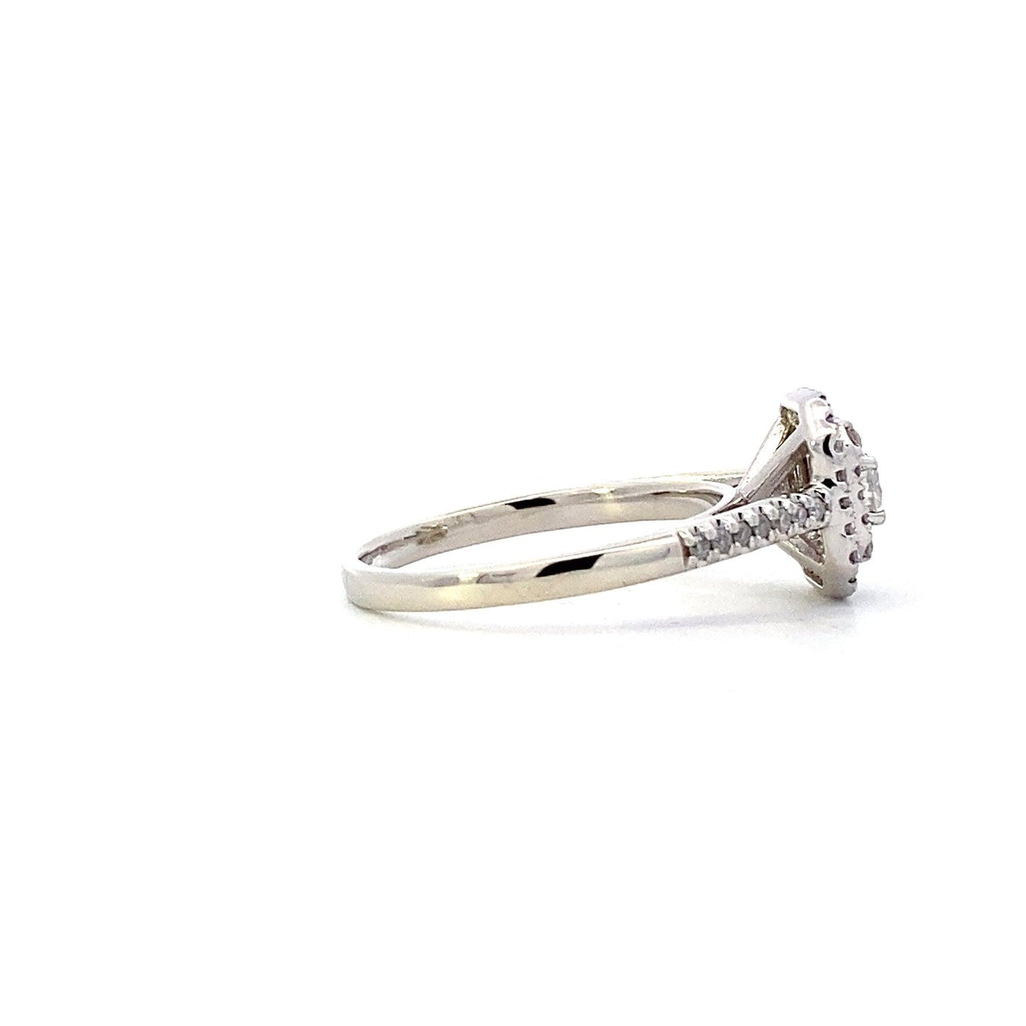 10K White Gold Women's Diamond Ring - 0.40ct - ipawnishop.com