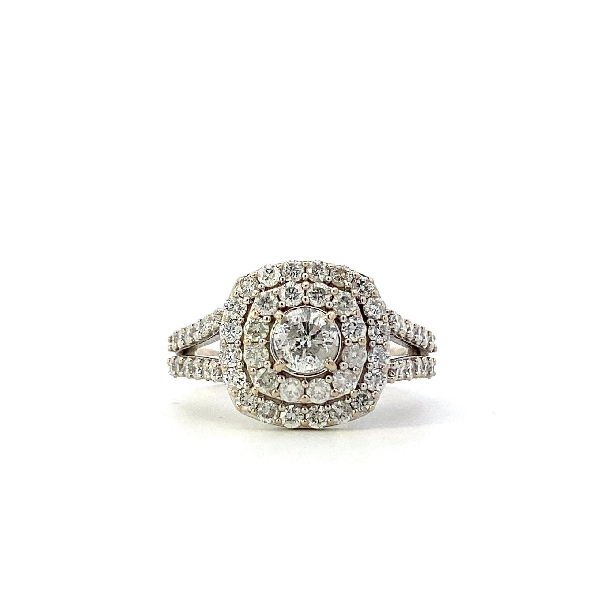 10K White Gold Women's Diamond Ring - 1.48ct - ipawnishop.com