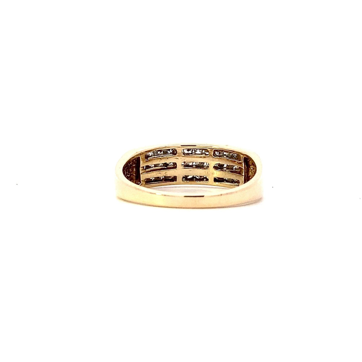 Anillo de Diamantes de Oro Amarillo 10K - 0.44ct - ipawnishop.com