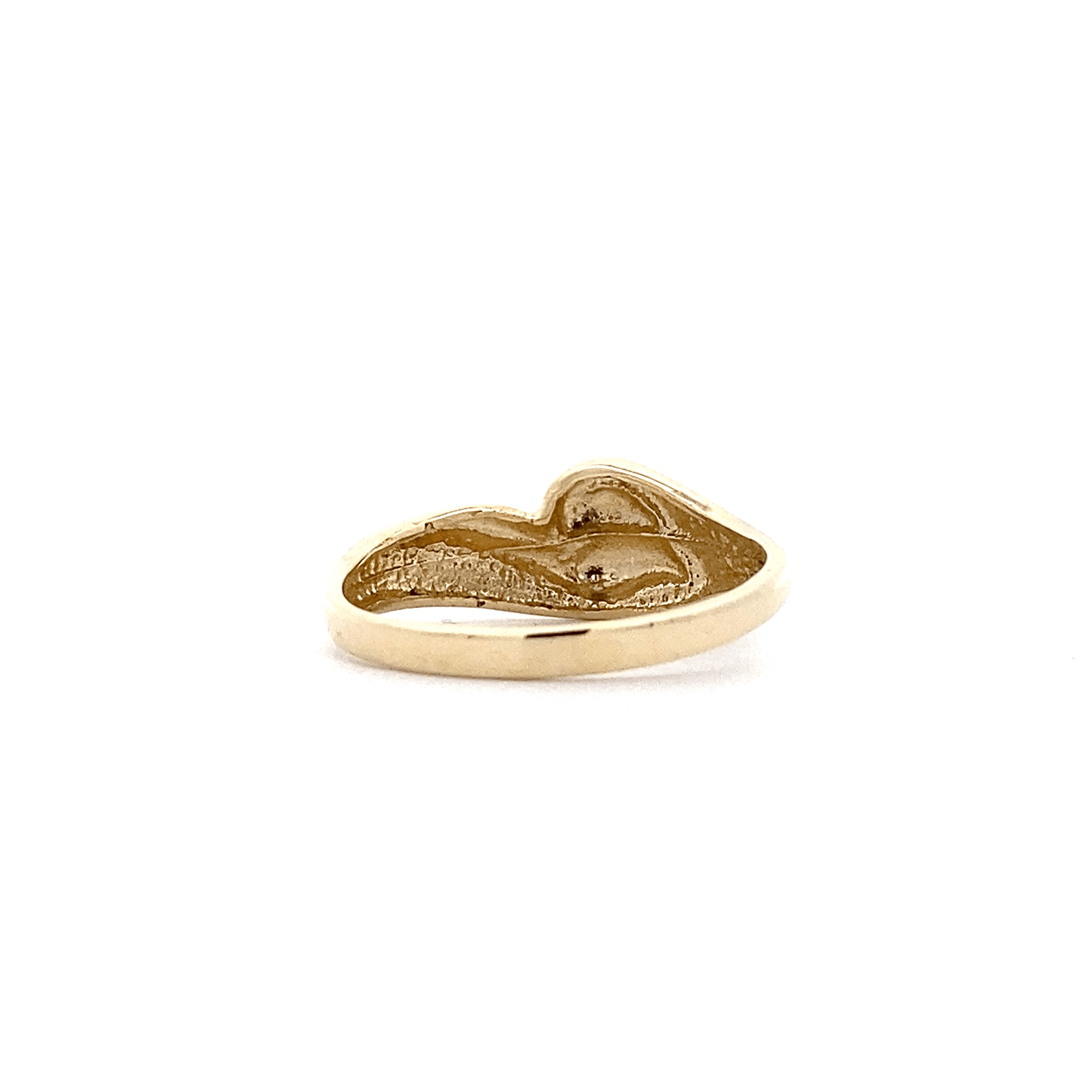 10K Yellow Gold Heart Ring - ipawnishop.com