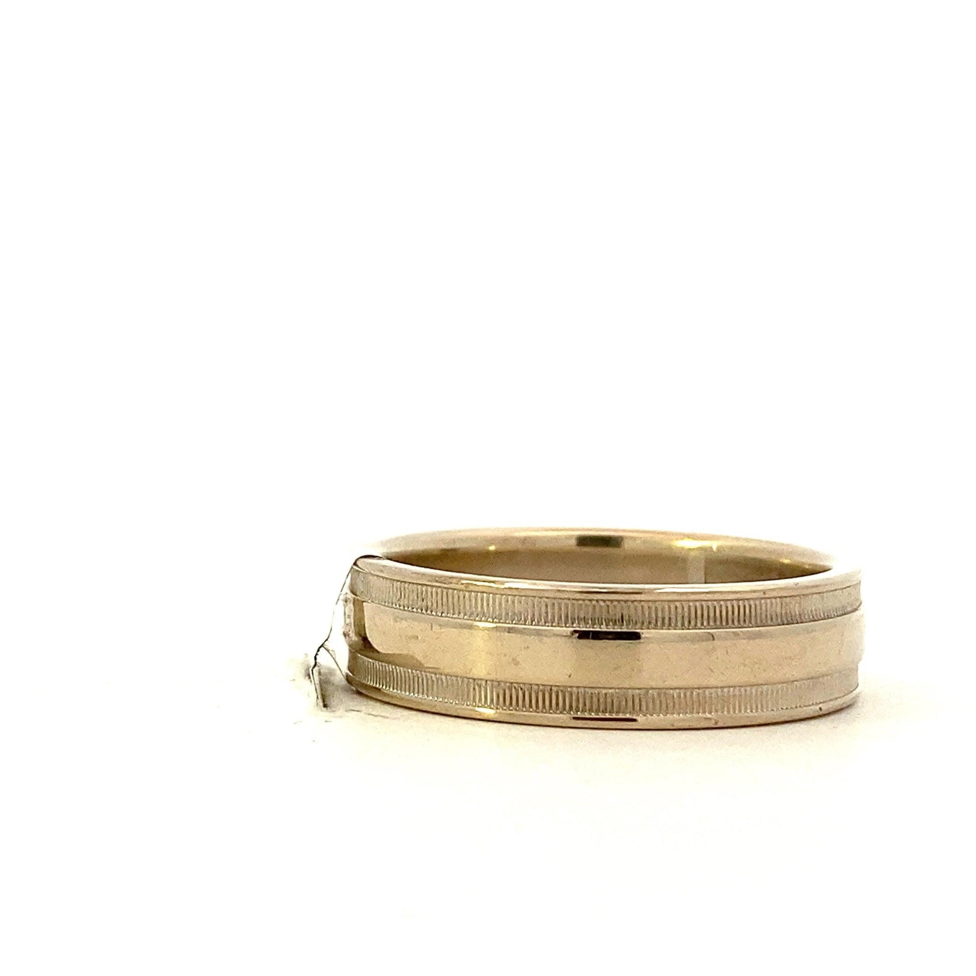 14K White Gold 6MM Band - ipawnishop.com