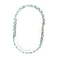 14K White Gold Blue Topaz Diamond Bracelet - 0.10ct - ipawnishop.com