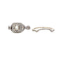 14K White Gold Diamond Engagement & Wedding Ring Set - 0.62ct - ipawnishop.com