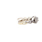 14K White Gold Diamond Engagement & Wedding Ring Set - 0.62ct - ipawnishop.com