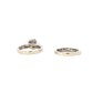 14K White Gold Diamond Engagement & Wedding Ring Set - 1.60ct - ipawnishop.com
