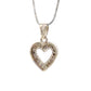 14K White Gold Diamond Heart Pendant - 0.54ct - ipawnishop.com