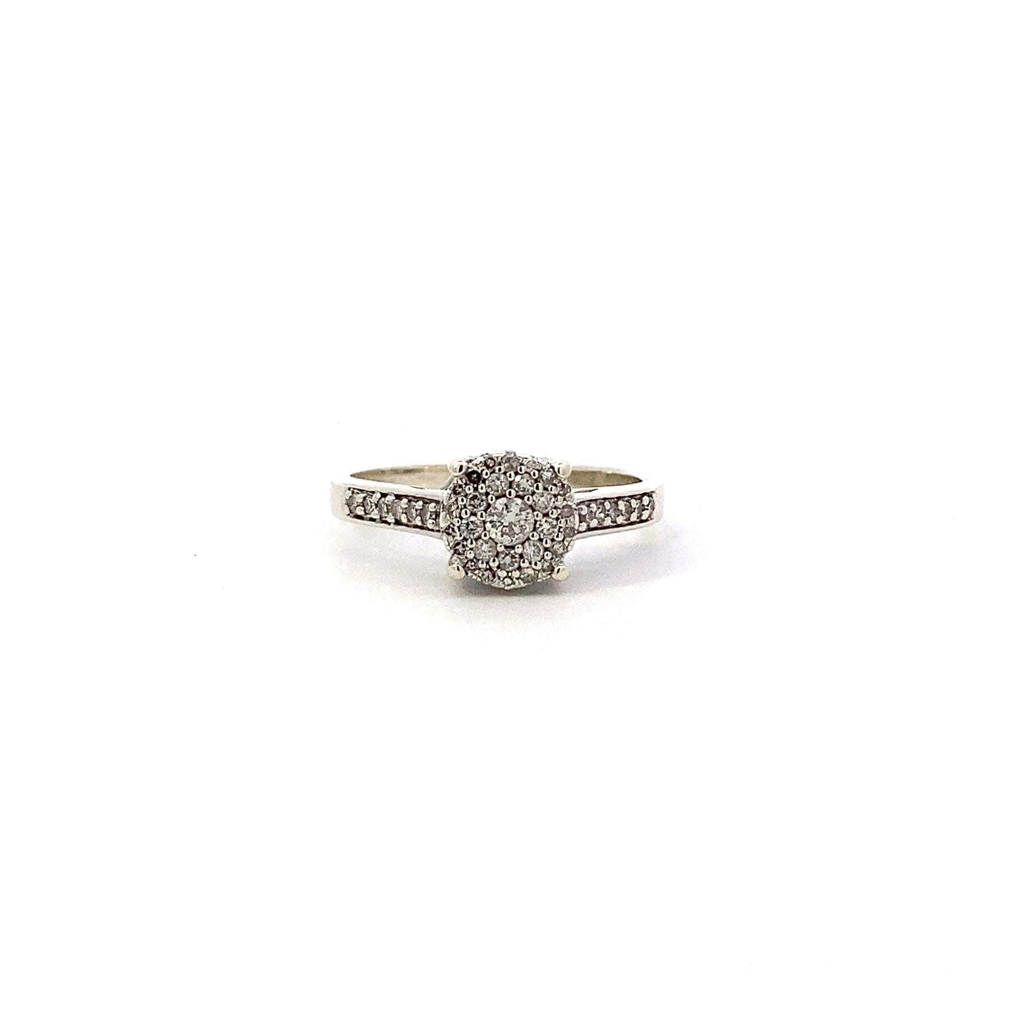 14K White Gold Diamond Ring - 0.36ct - ipawnishop.com