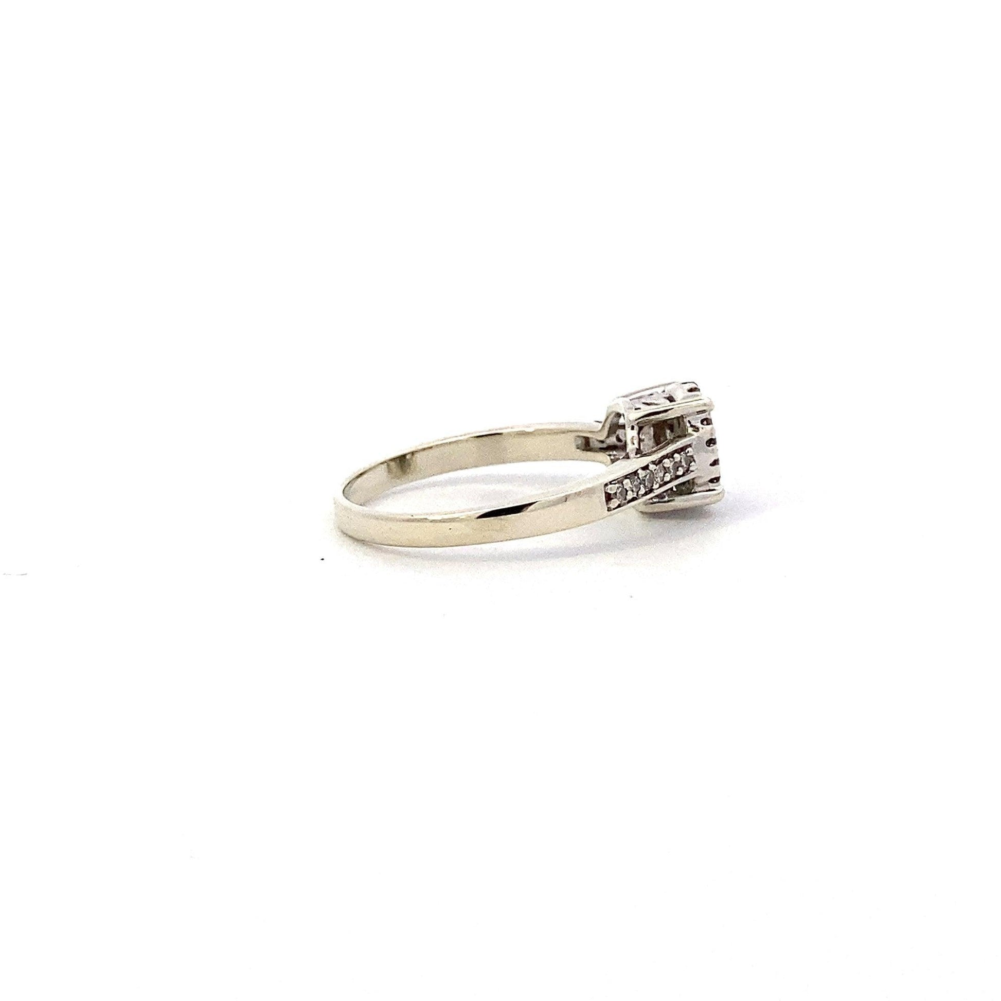 14K White Gold Diamond Ring - 0.36ct - ipawnishop.com